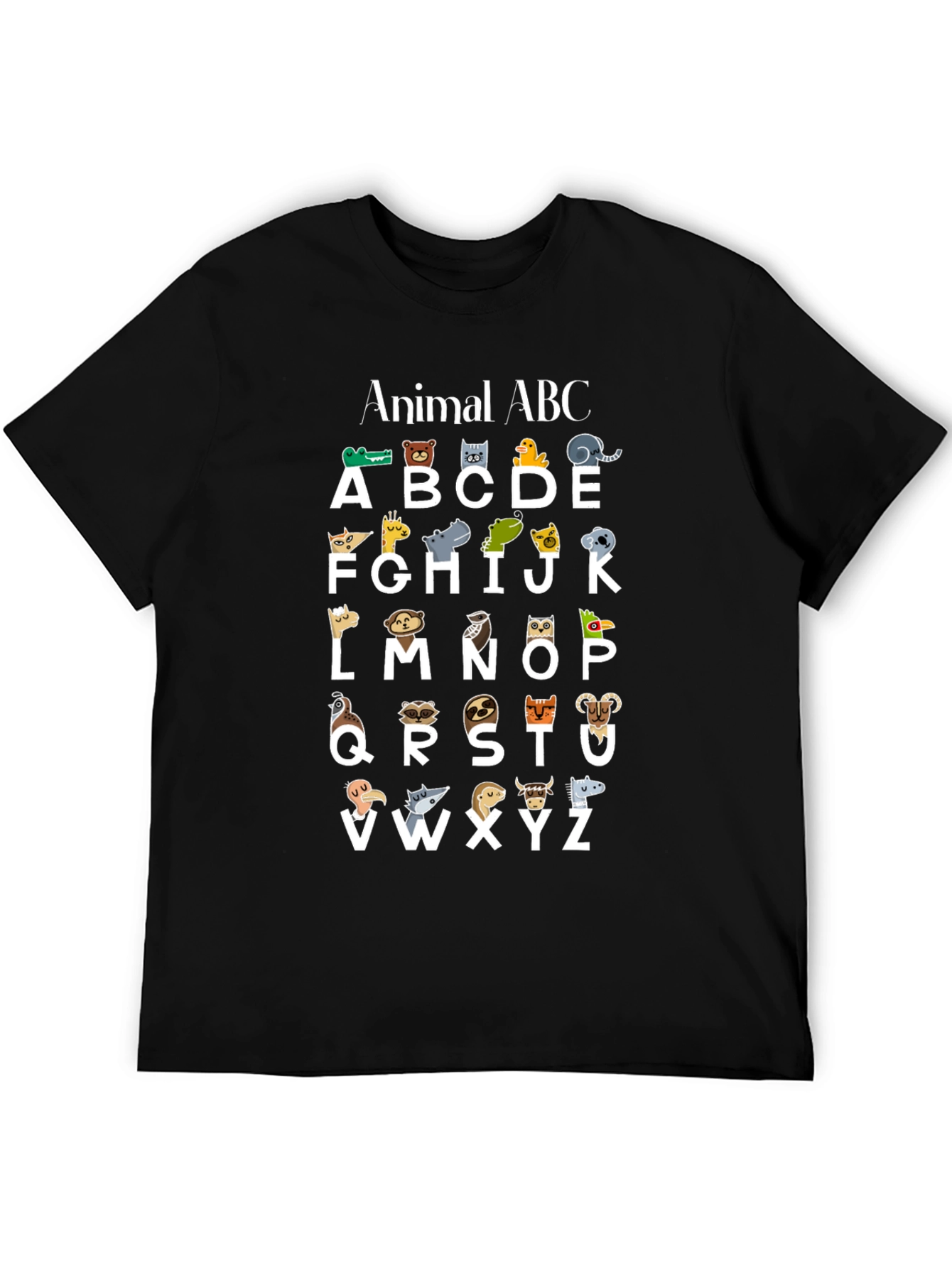 Animal ABC T-Shirt - Educational Alphabet Tee