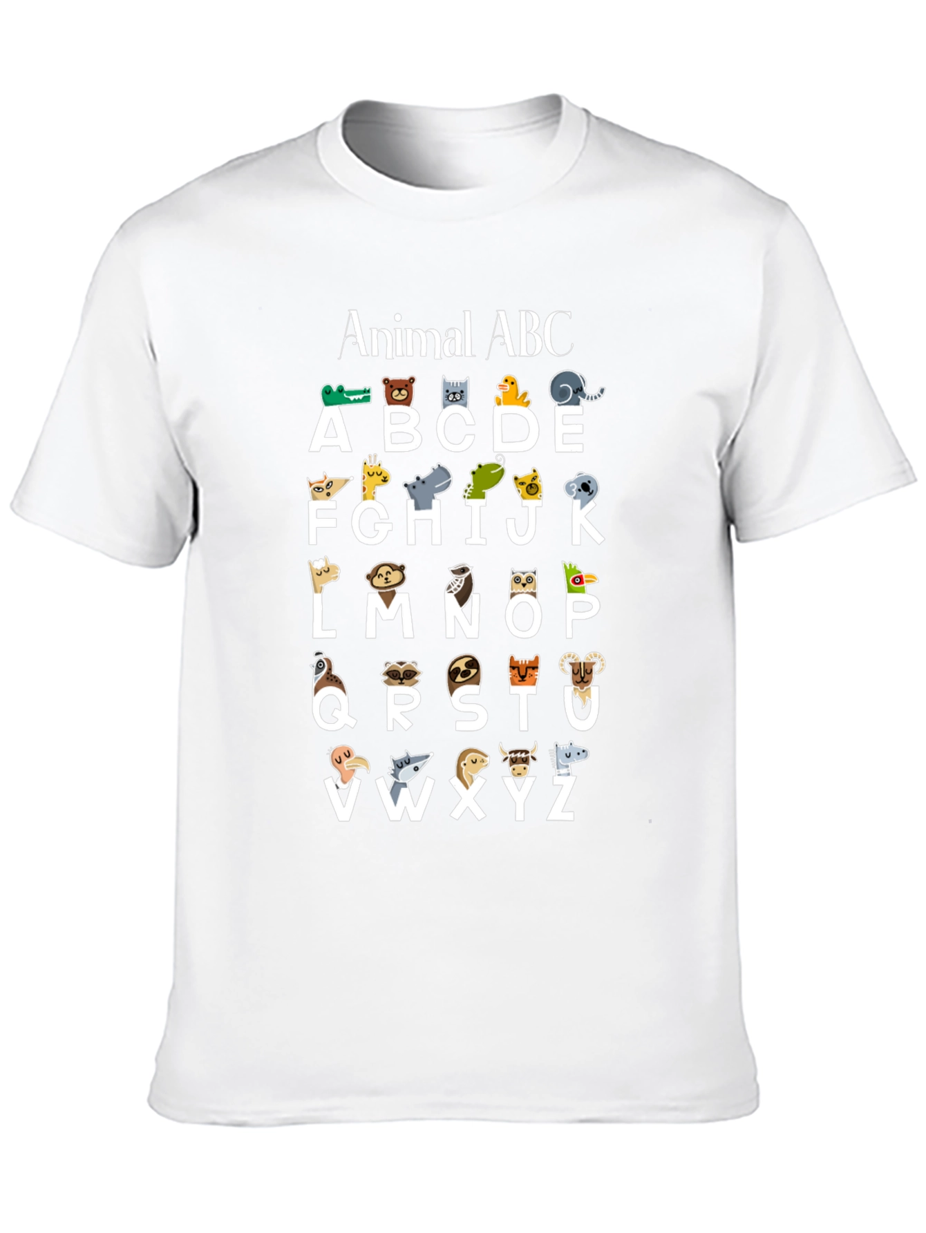 Animal ABC T-Shirt - Educational Alphabet Tee