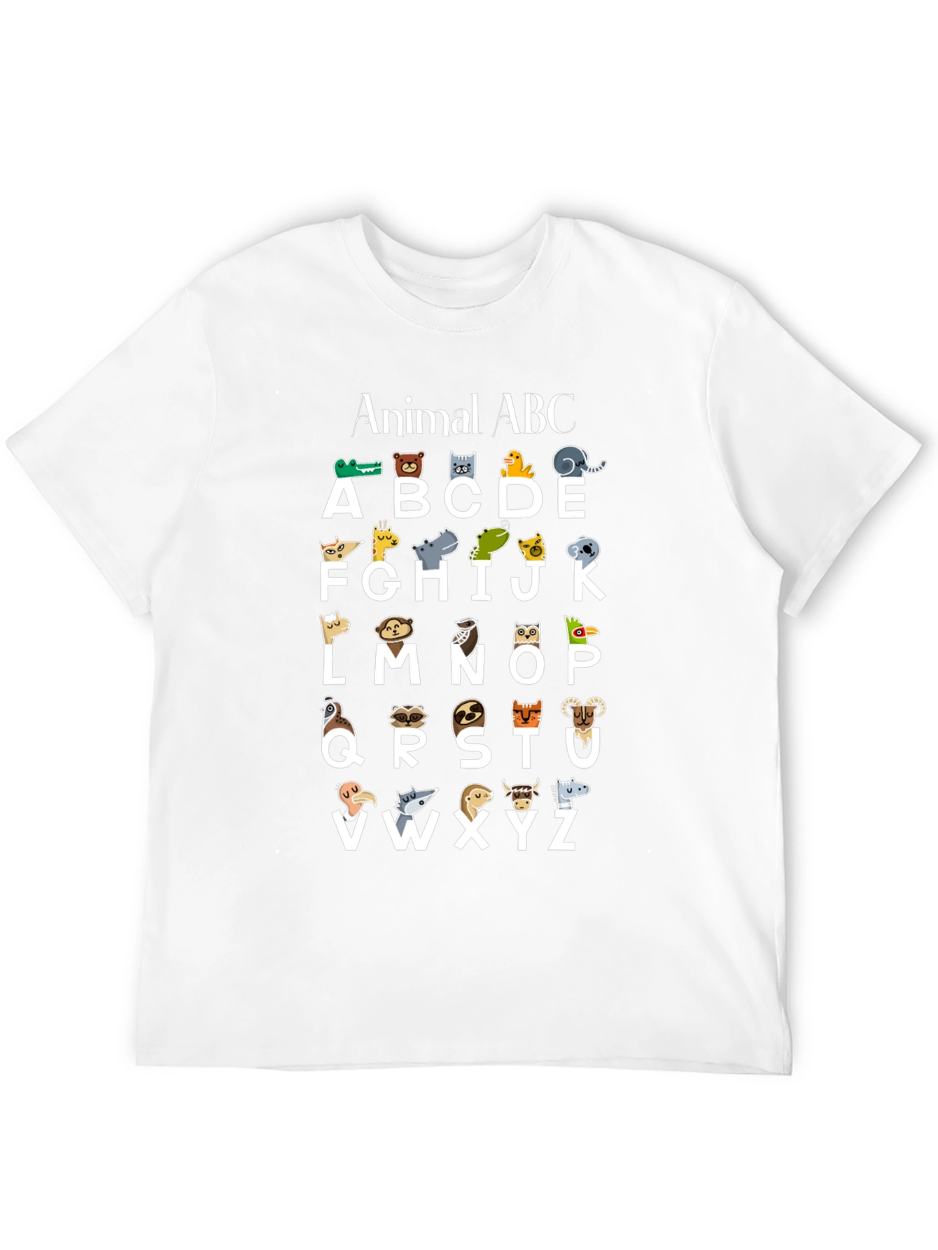 Animal ABC T-Shirt - Educational Alphabet Tee