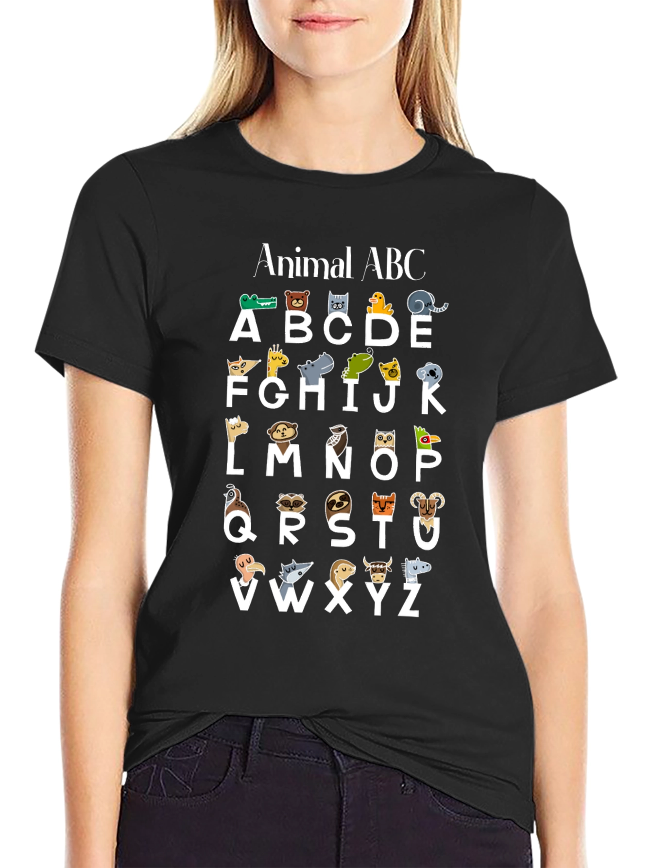 Animal ABC T-Shirt - Educational Alphabet Tee
