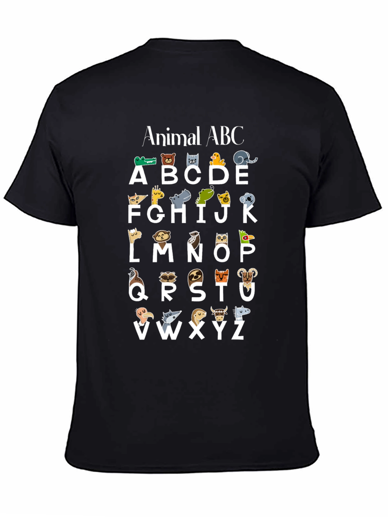 Animal ABC T-Shirt - Educational Alphabet Tee