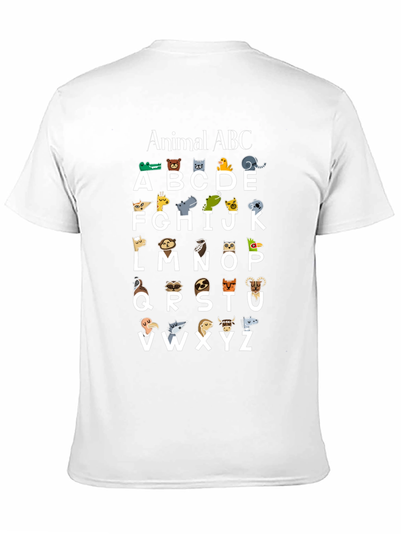Animal ABC T-Shirt - Educational Alphabet Tee