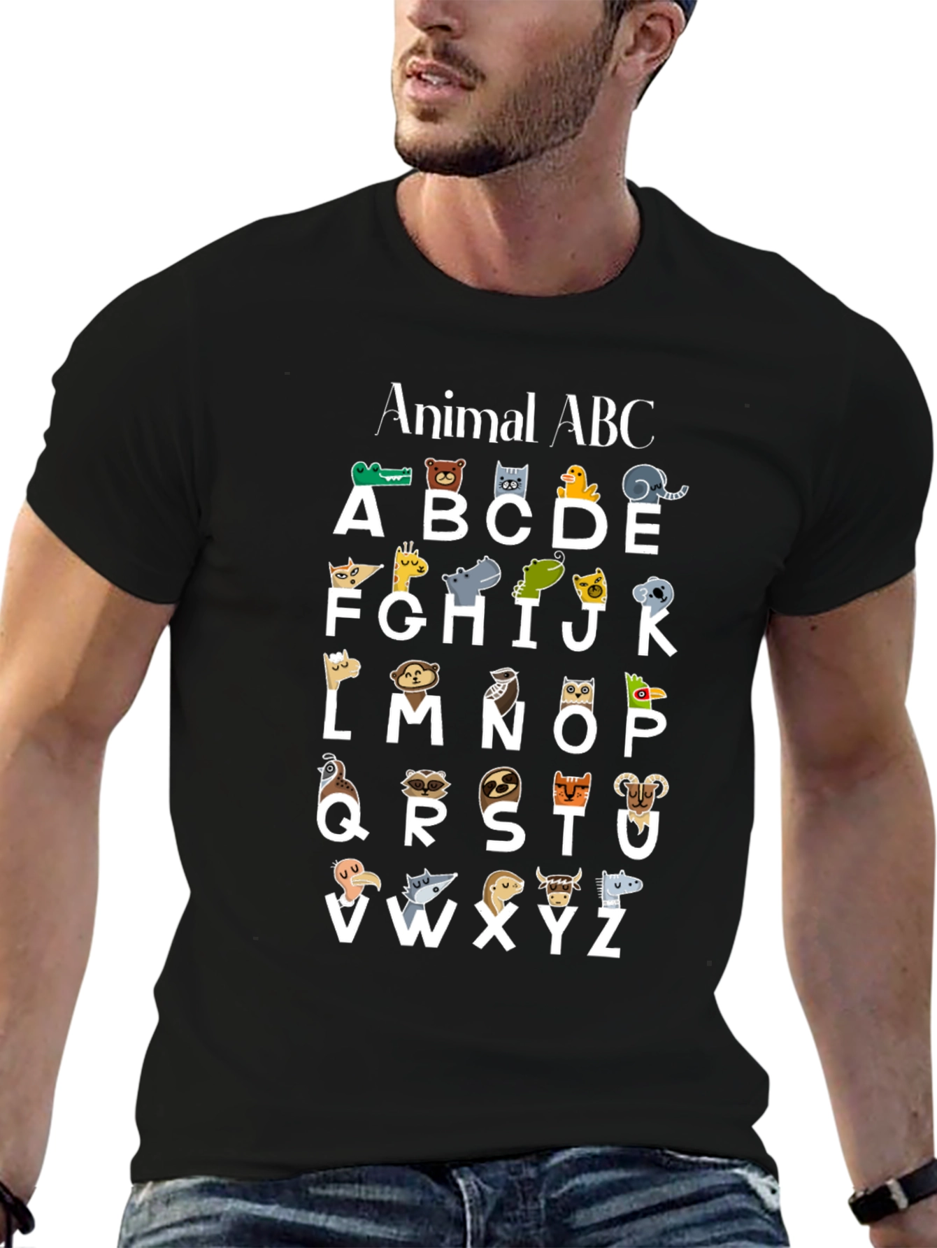 Animal ABC T-Shirt - Educational Alphabet Tee