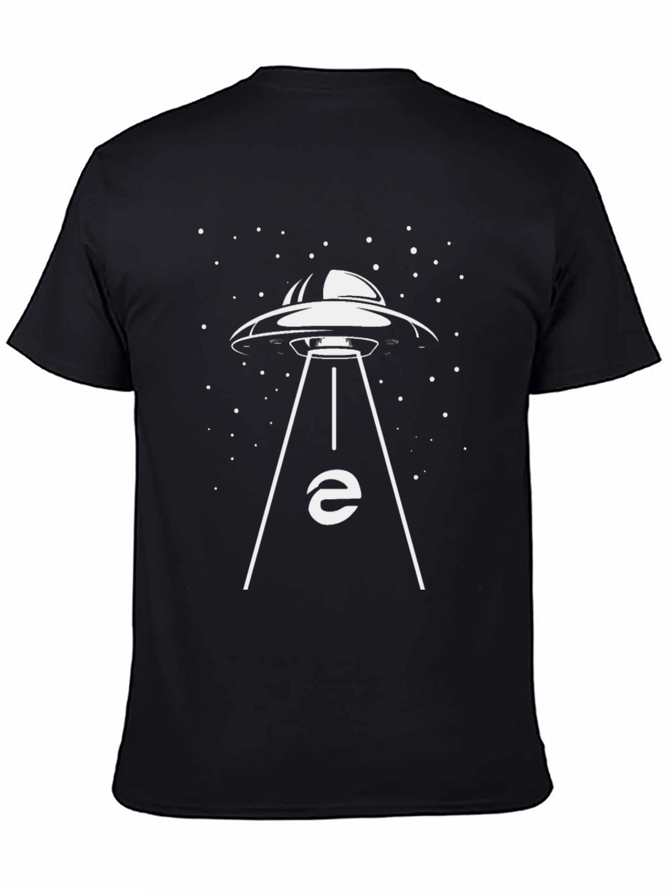 UFO Abduction T-Shirt - Black Graphic Tee