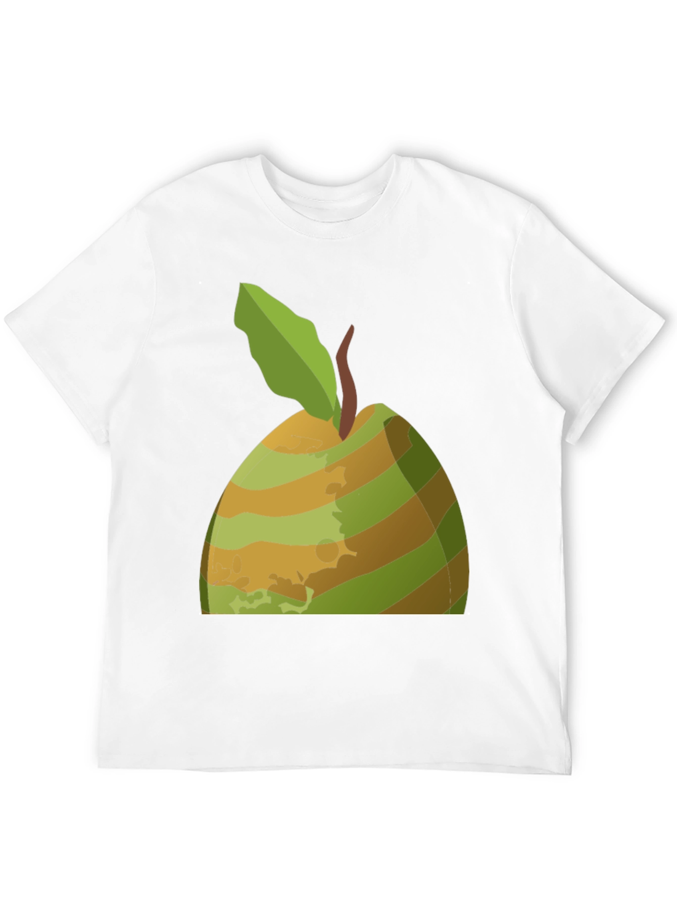 Retro Apple Graphic Tee - Unique Fruit Design