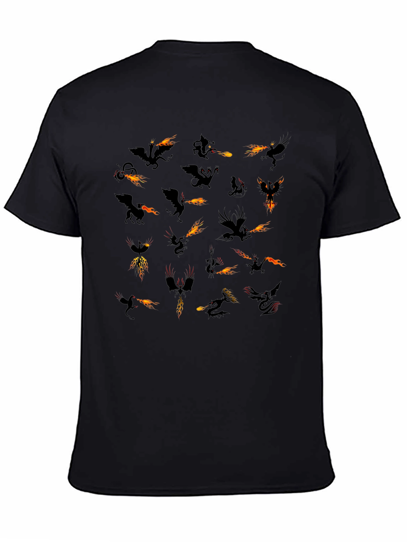 Dragon Fire Black T-Shirt