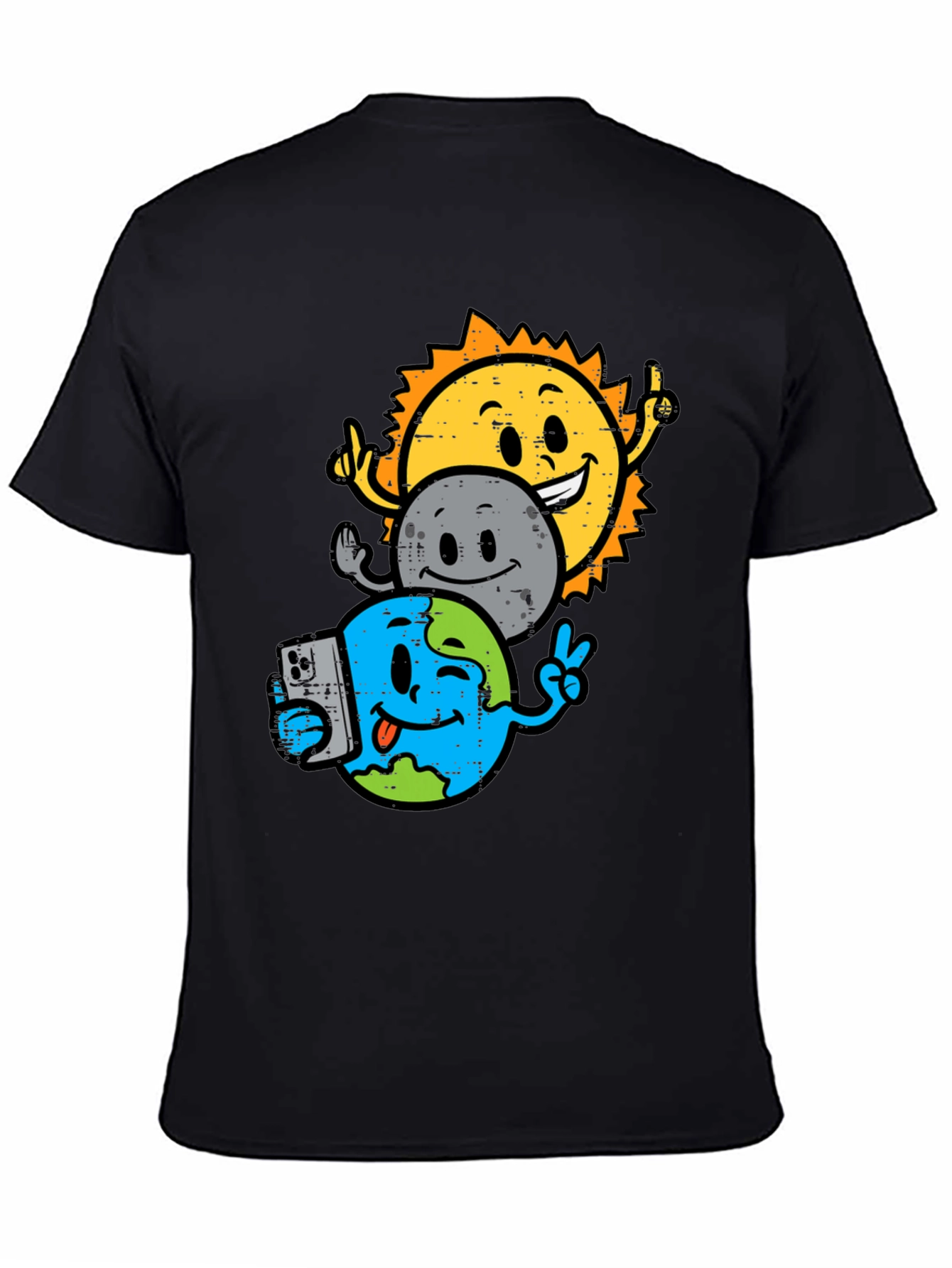 Sun Moon Earth Graphic T-Shirt