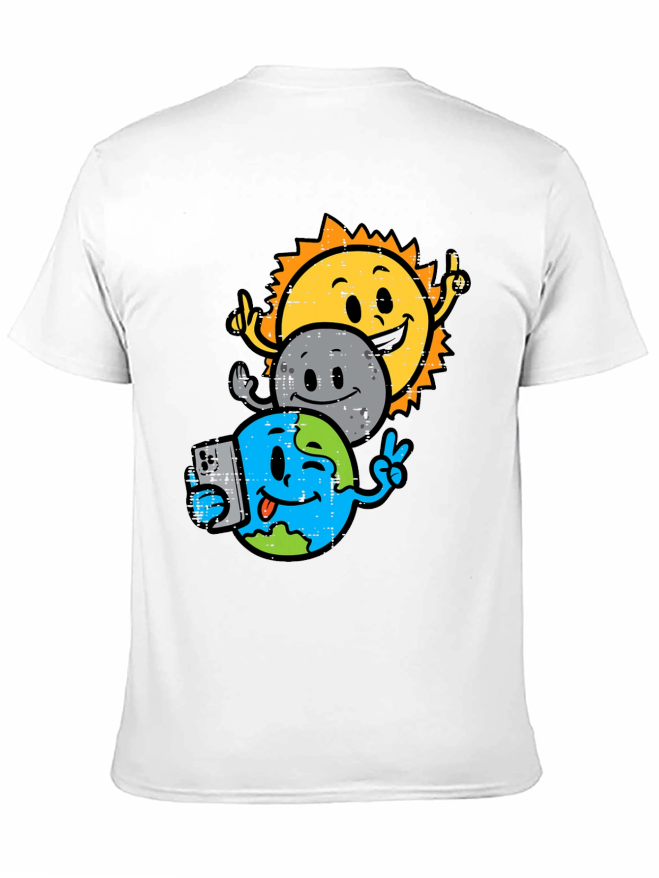 Sun Moon Earth Graphic T-Shirt