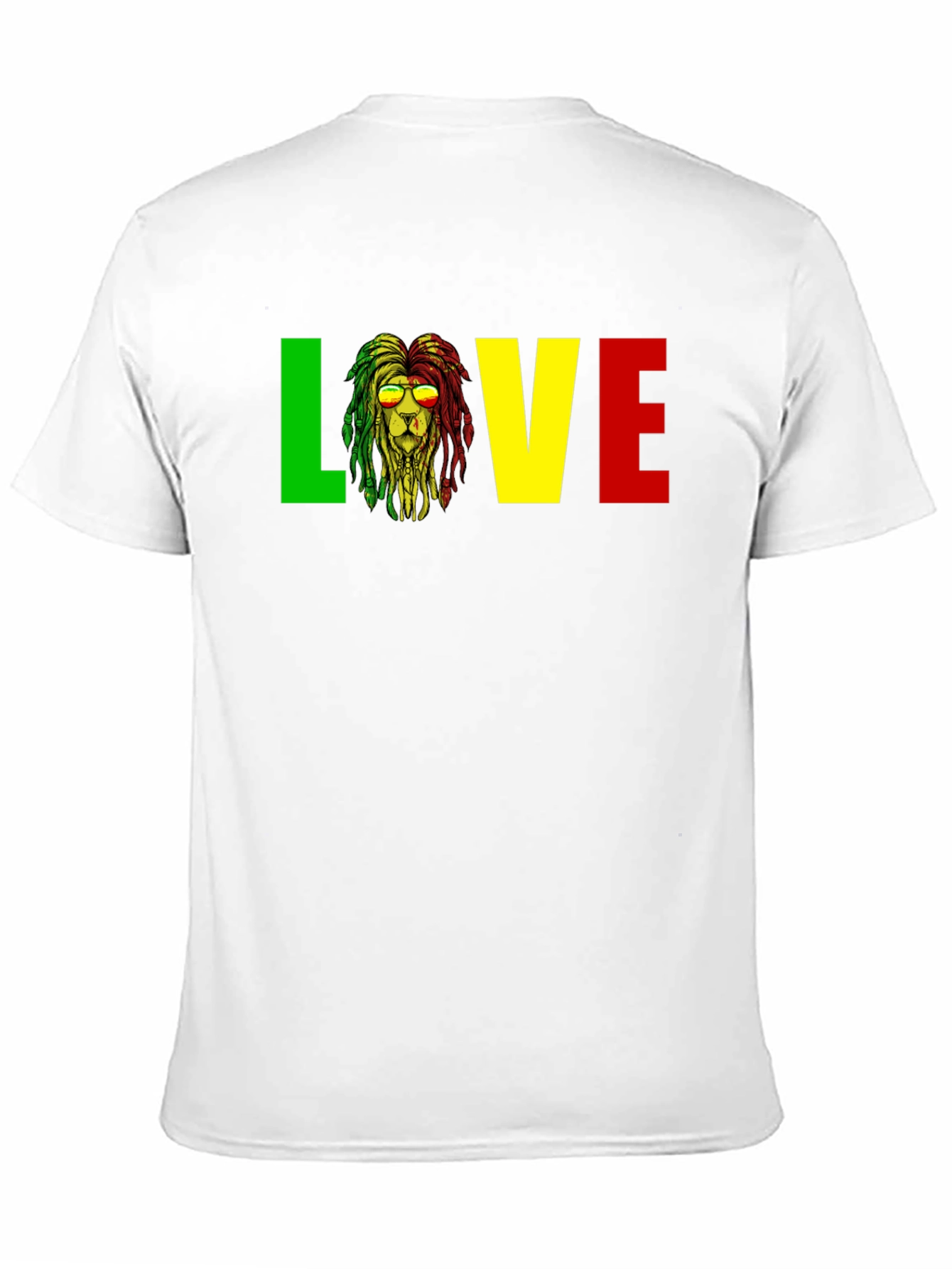 Rasta Lion Love T-Shirt Reggae Music Tee