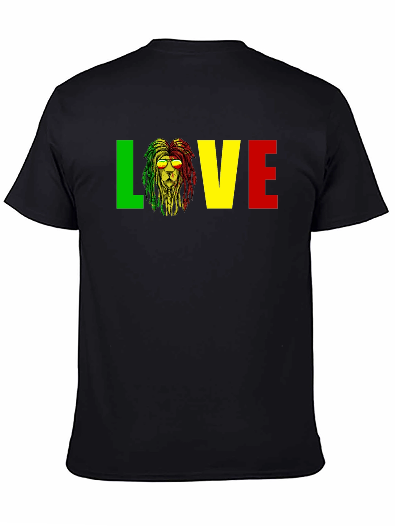 Rasta Lion Love T-Shirt Reggae Music Tee