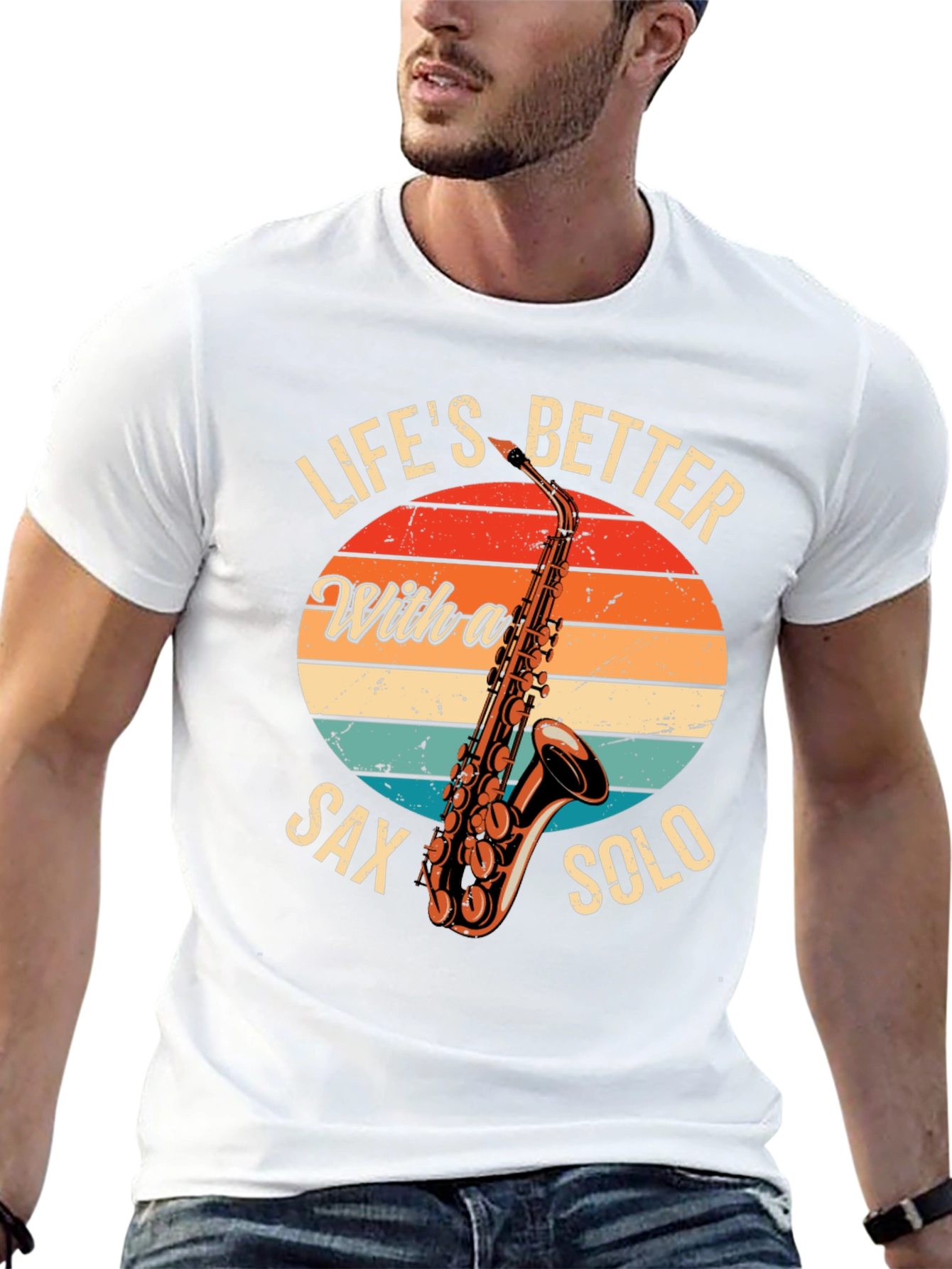 Lifes Better Sax Solo T-Shirt