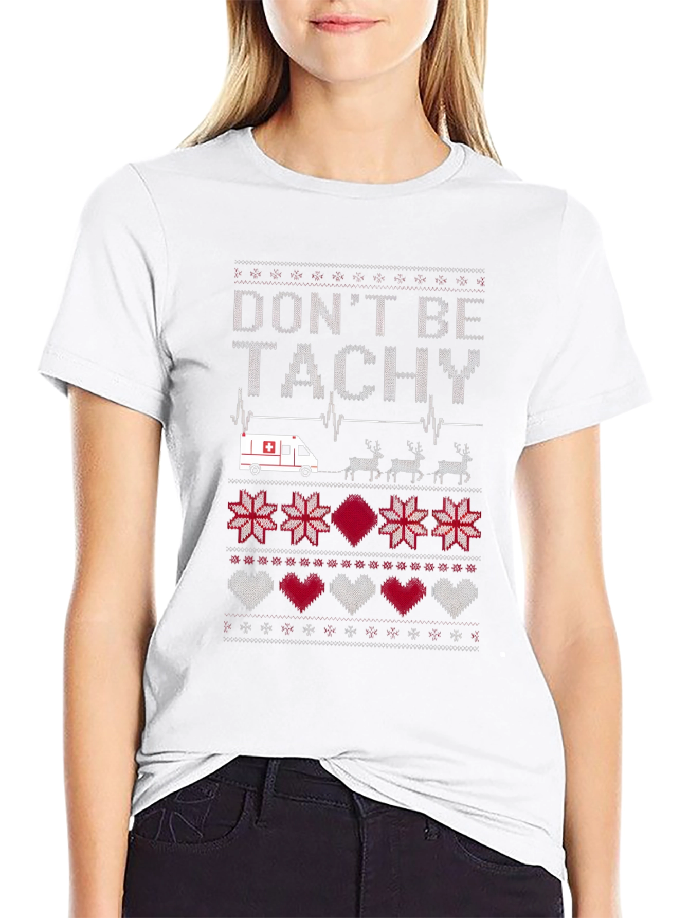 Dont Be Tachy Ugly Christmas Sweater T-Shirt