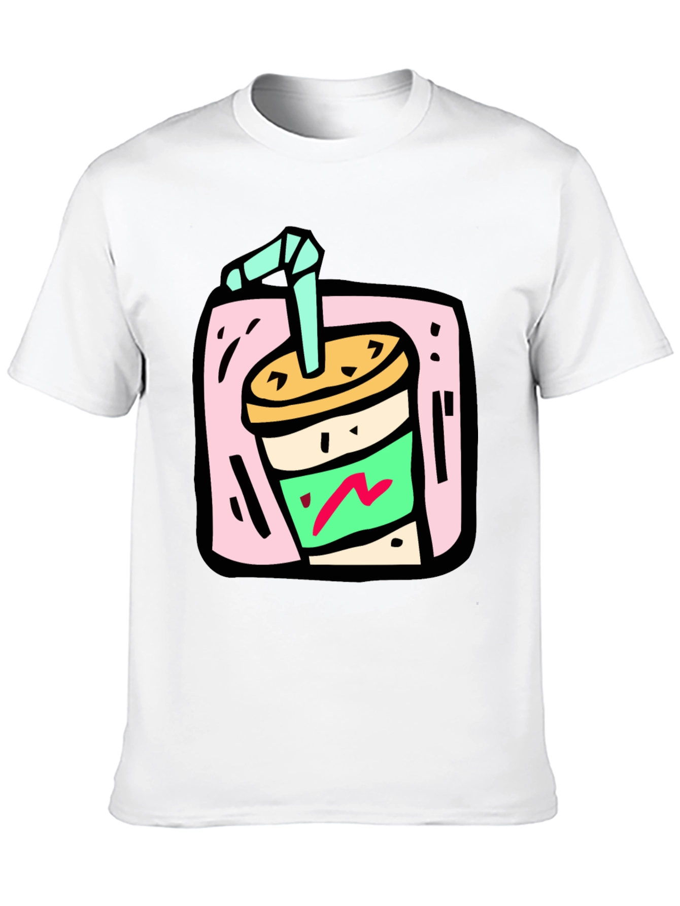 Retro Soda Graphic Tee - Black