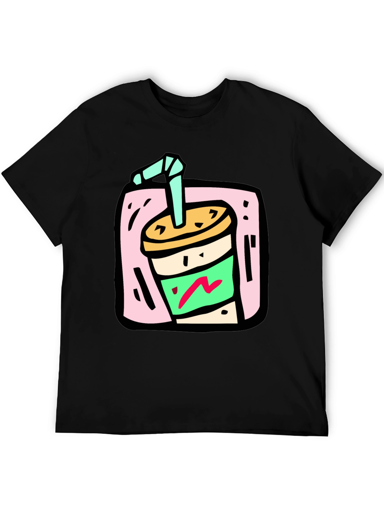 Retro Soda Graphic Tee - Black