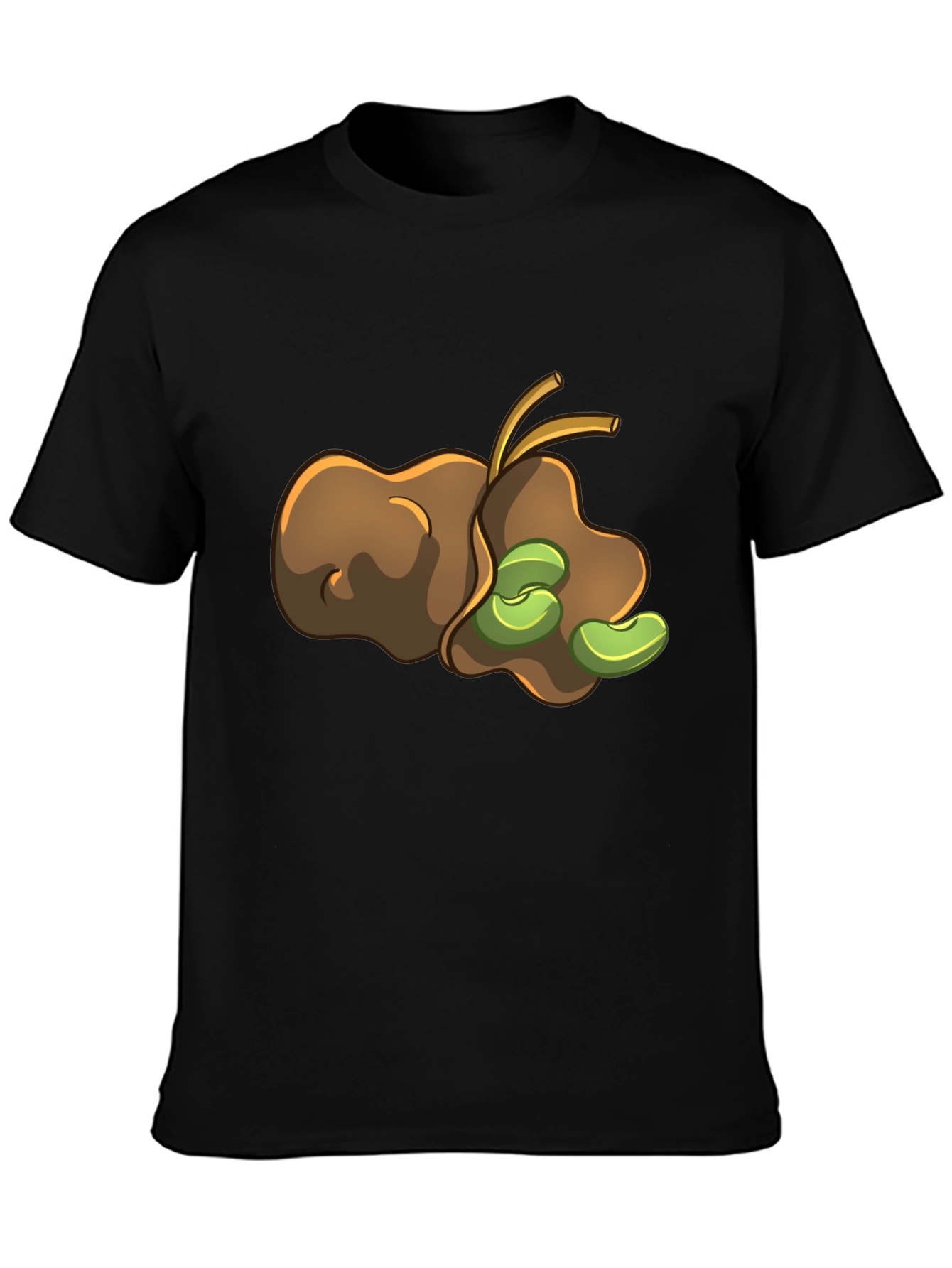 Bean Pod Graphic Tee - Unique Cartoon Design