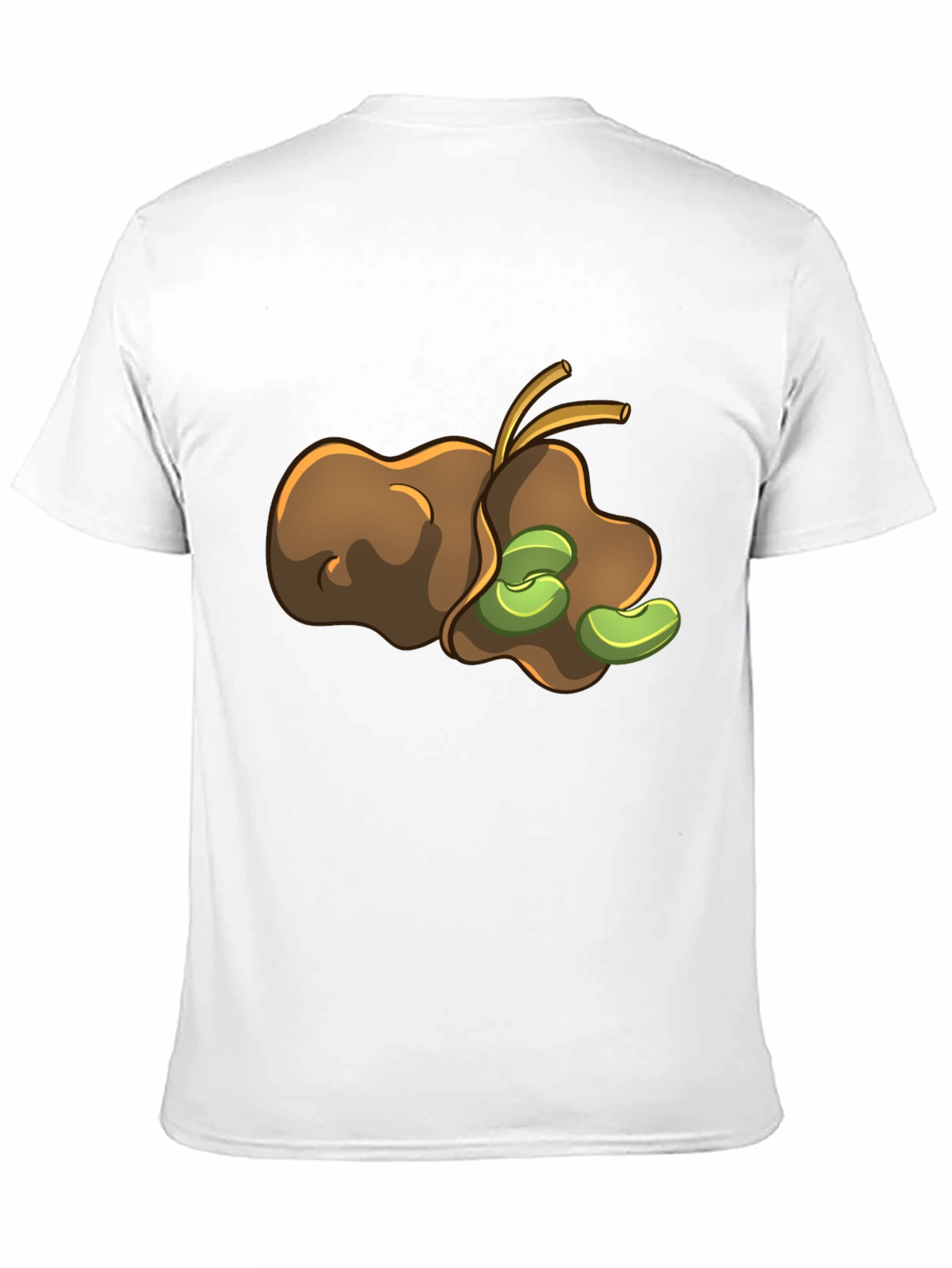 Bean Pod Graphic Tee - Unique Cartoon Design
