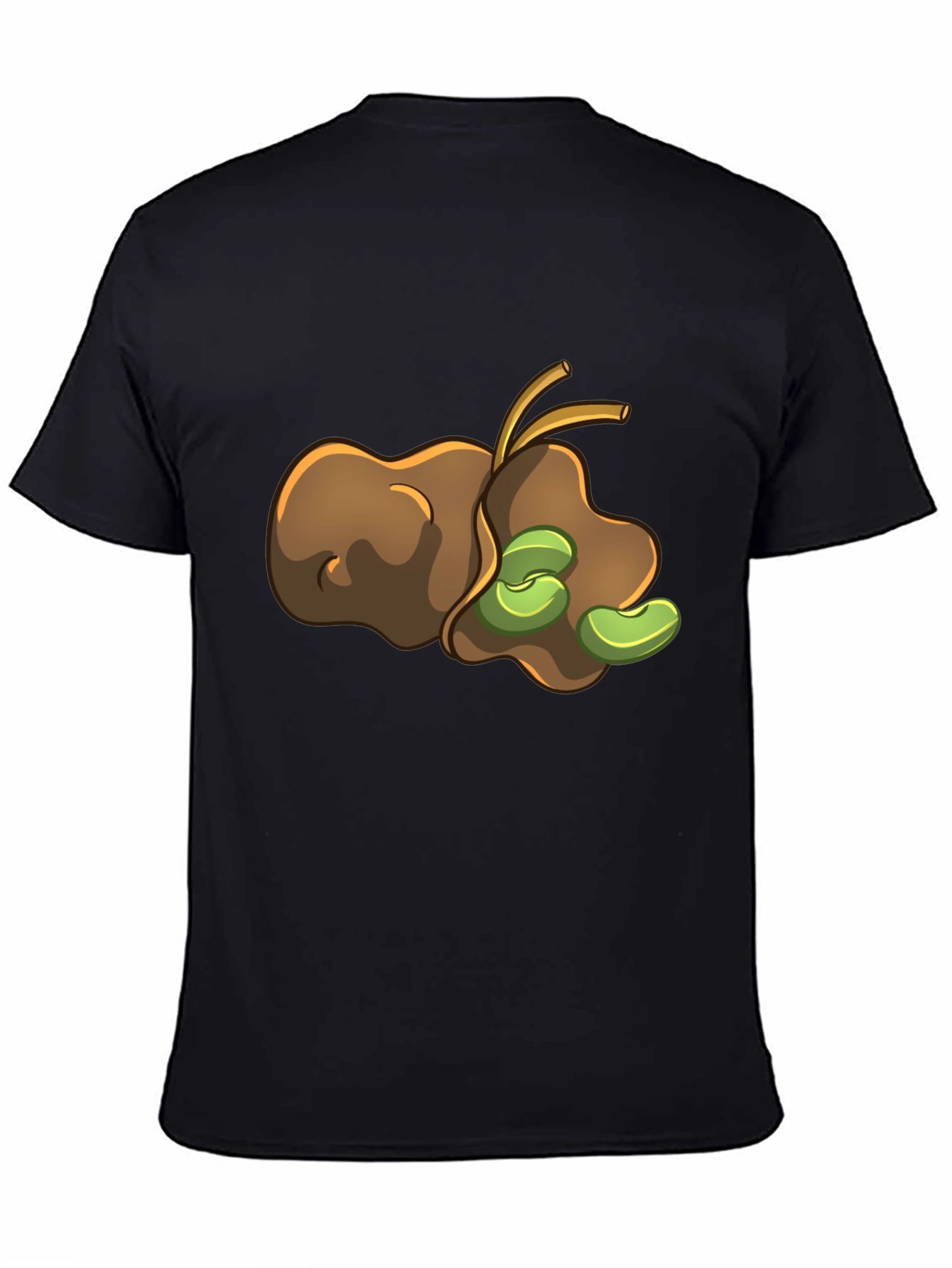 Bean Pod Graphic Tee - Unique Cartoon Design
