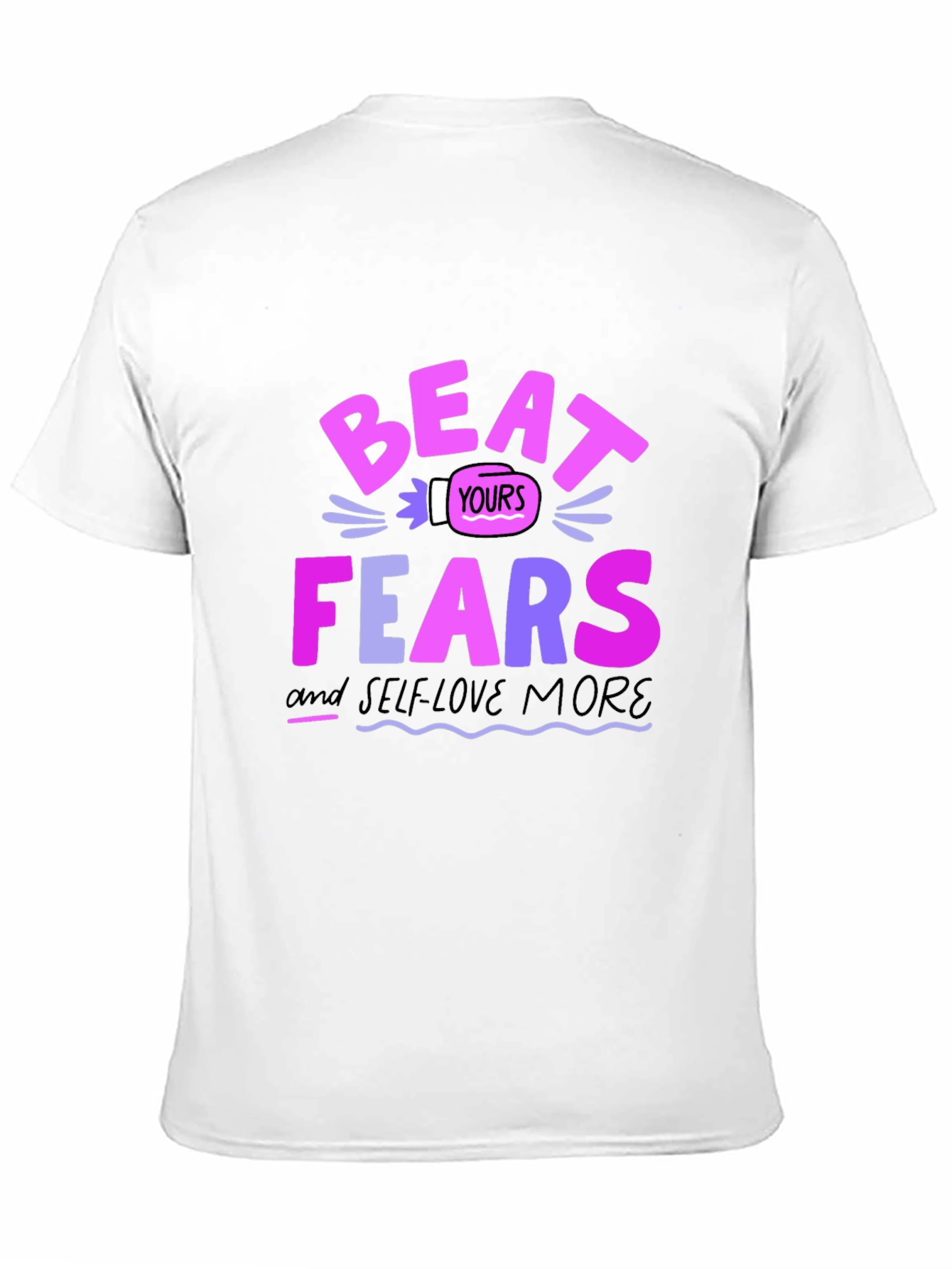 Beat Your Fears Black Graphic Tee