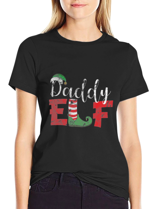 Daddy Elf T-Shirt - Holiday Festive Tee