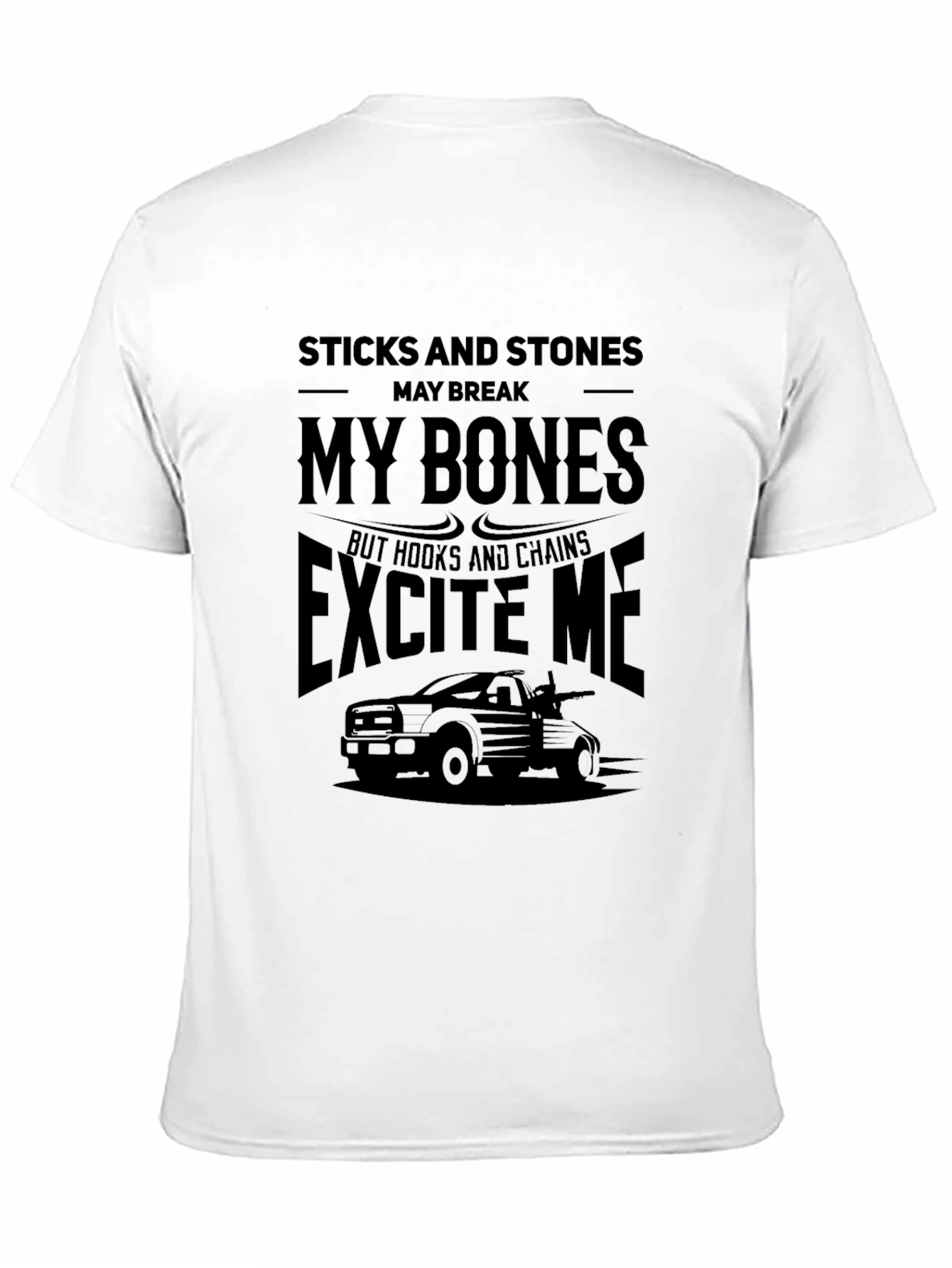 Sticks and Stones Tow Truck T-Shirt