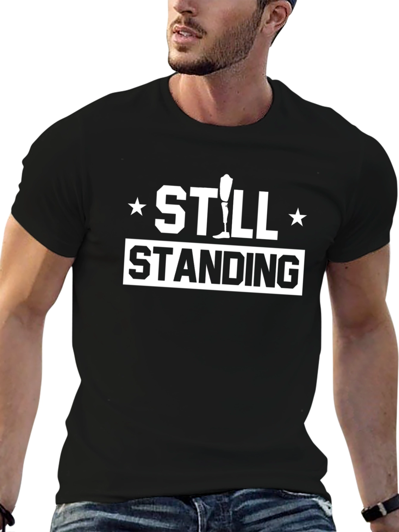 Still Standing T-Shirt - Amputee Pride