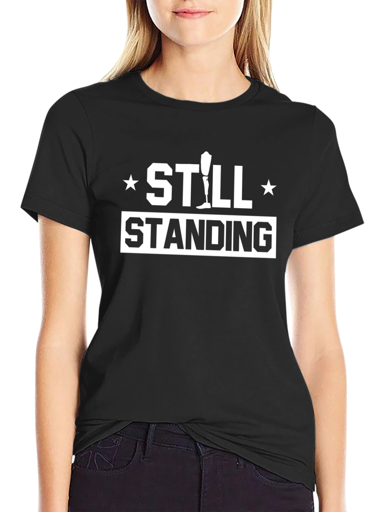 Still Standing T-Shirt - Amputee Pride