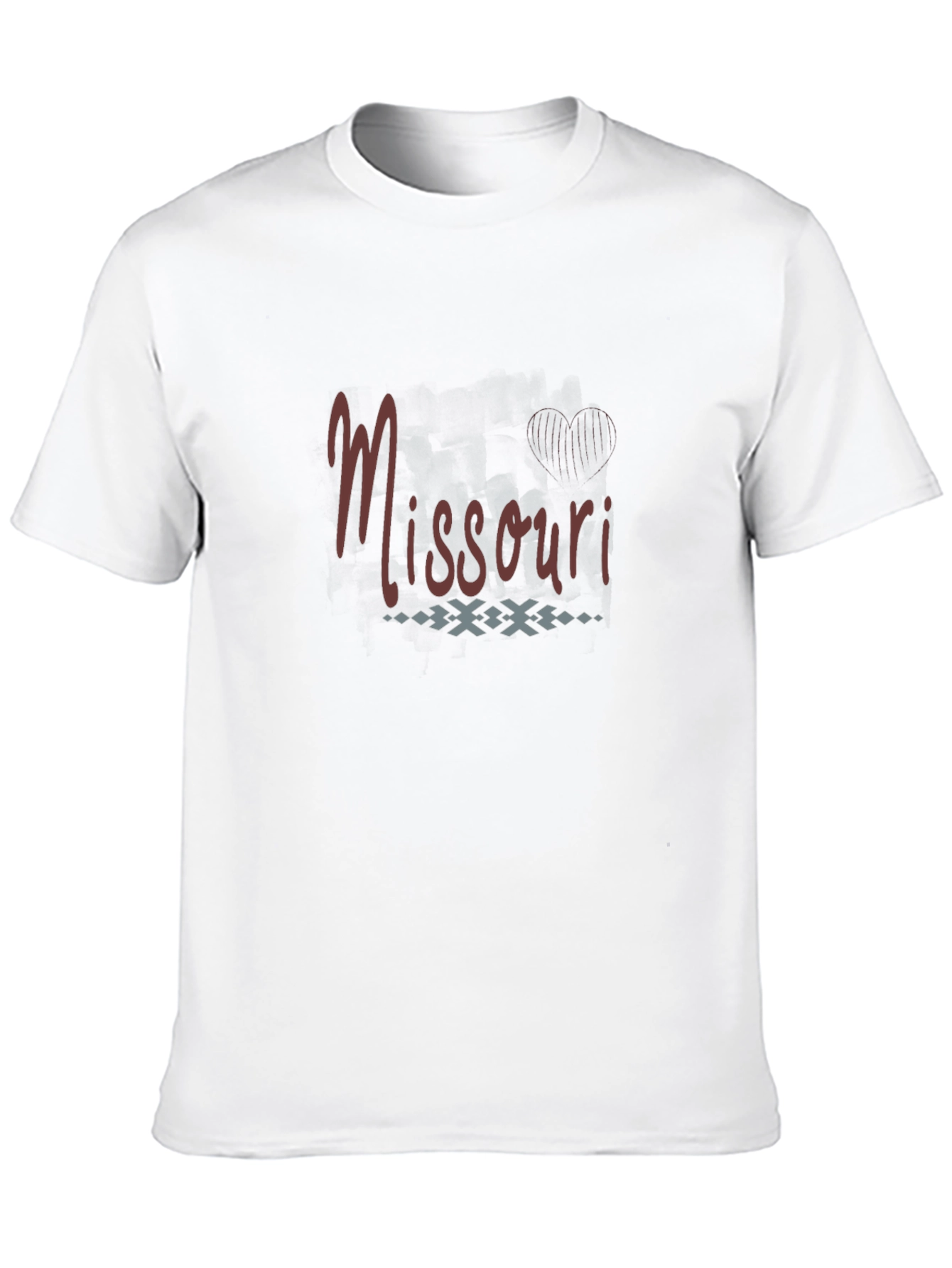 Missouri Graphic T-Shirt | Black Crew Neck Tee