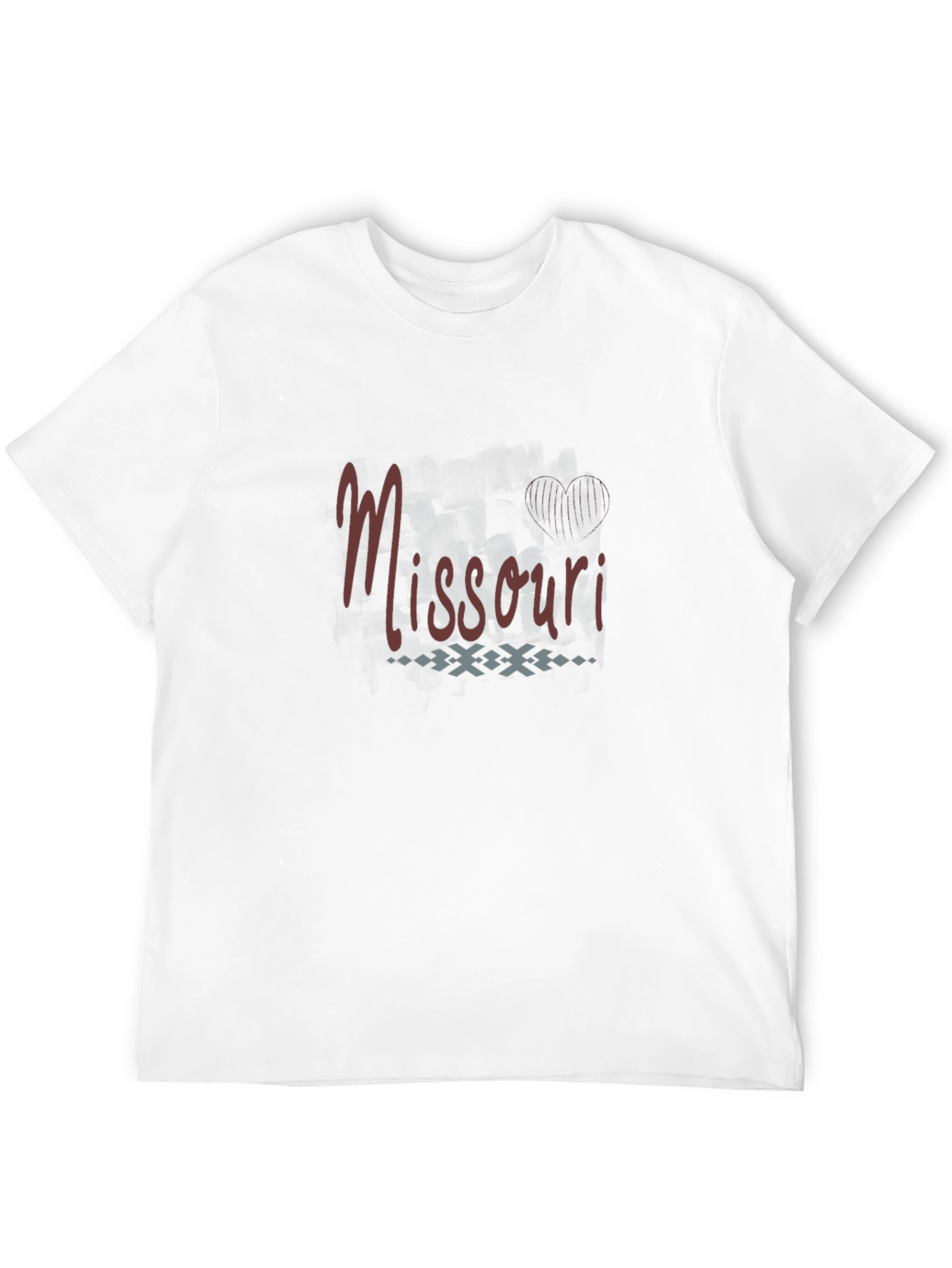 Missouri Graphic T-Shirt | Black Crew Neck Tee