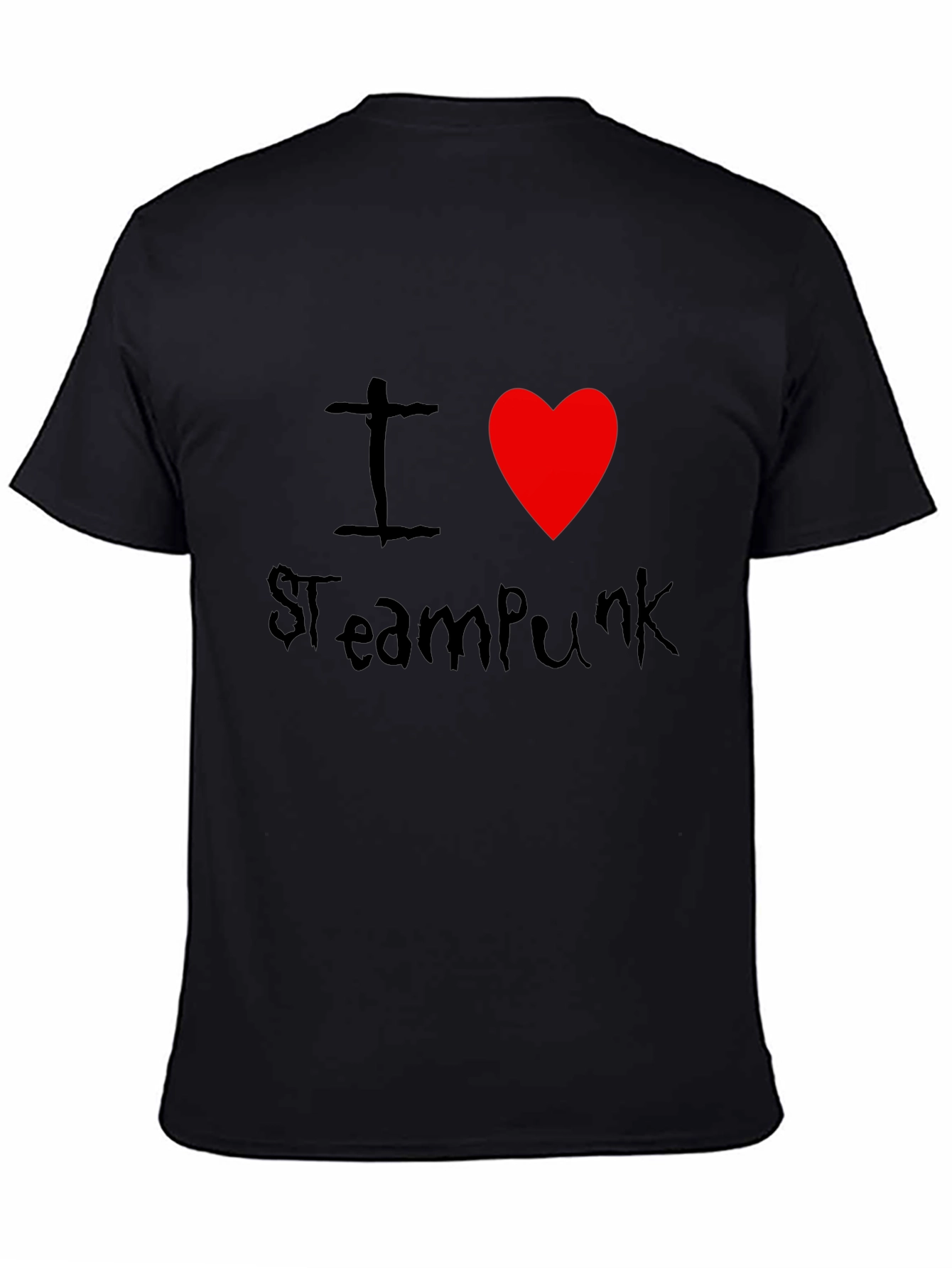 I Heart Steampunk Black T-Shirt