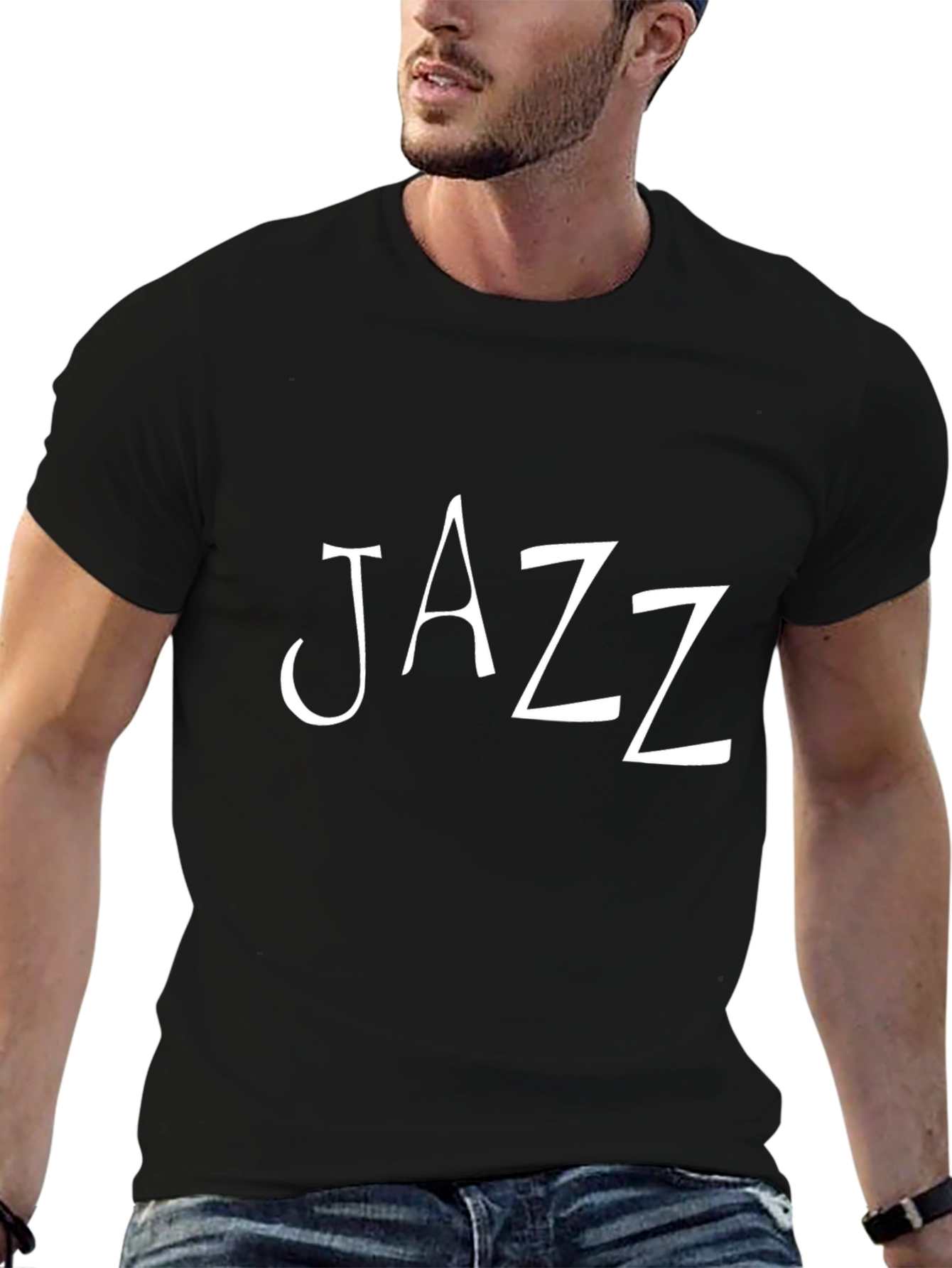 Mens Black Jazz T-Shirt