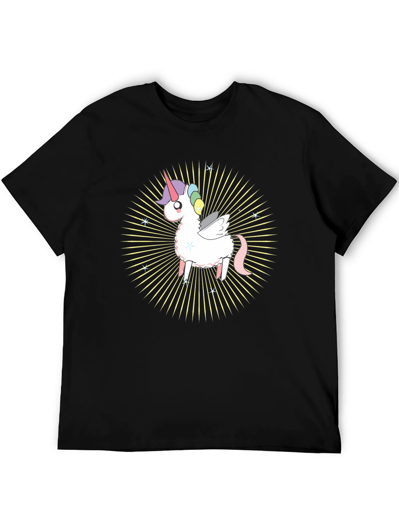 Unicorn Graphic T-Shirt - Black