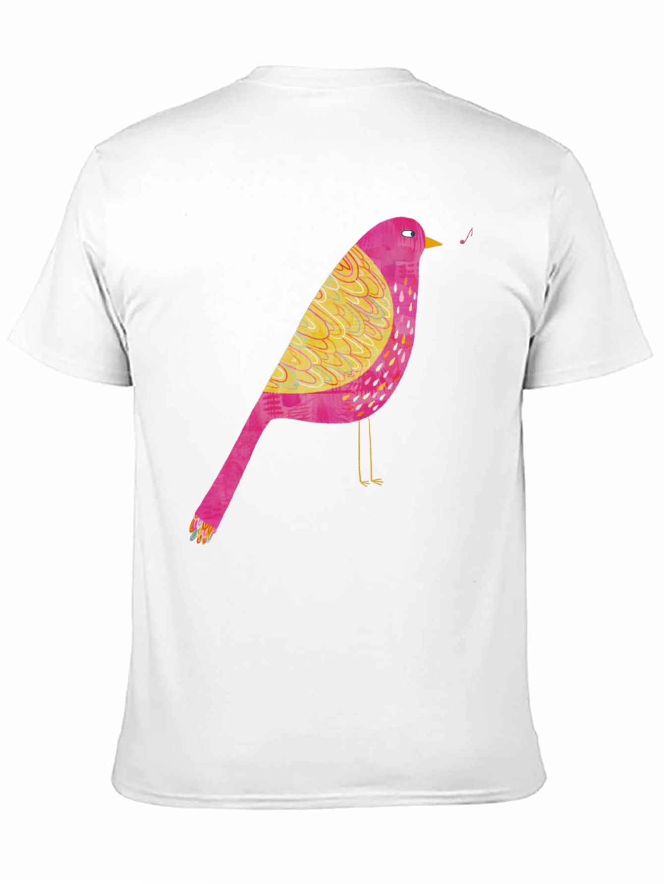 Singing Bird Graphic Tee - Black