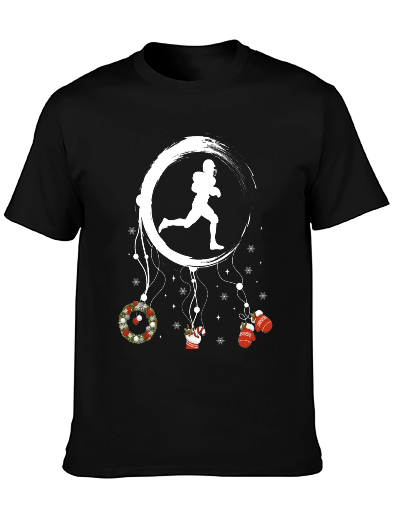 Football Dreamcatcher T-Shirt: Holiday Spirit