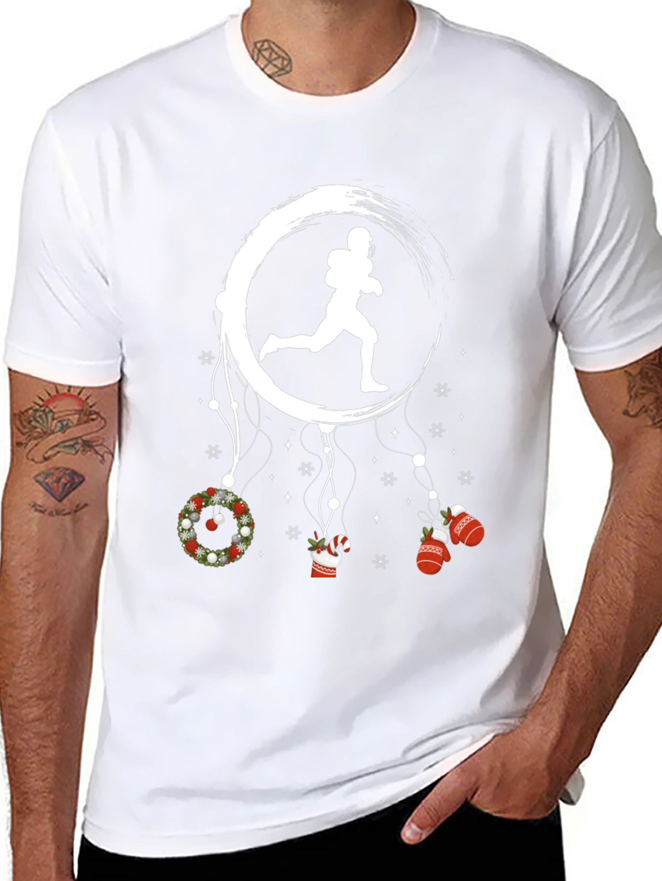 Football Dreamcatcher T-Shirt: Holiday Spirit