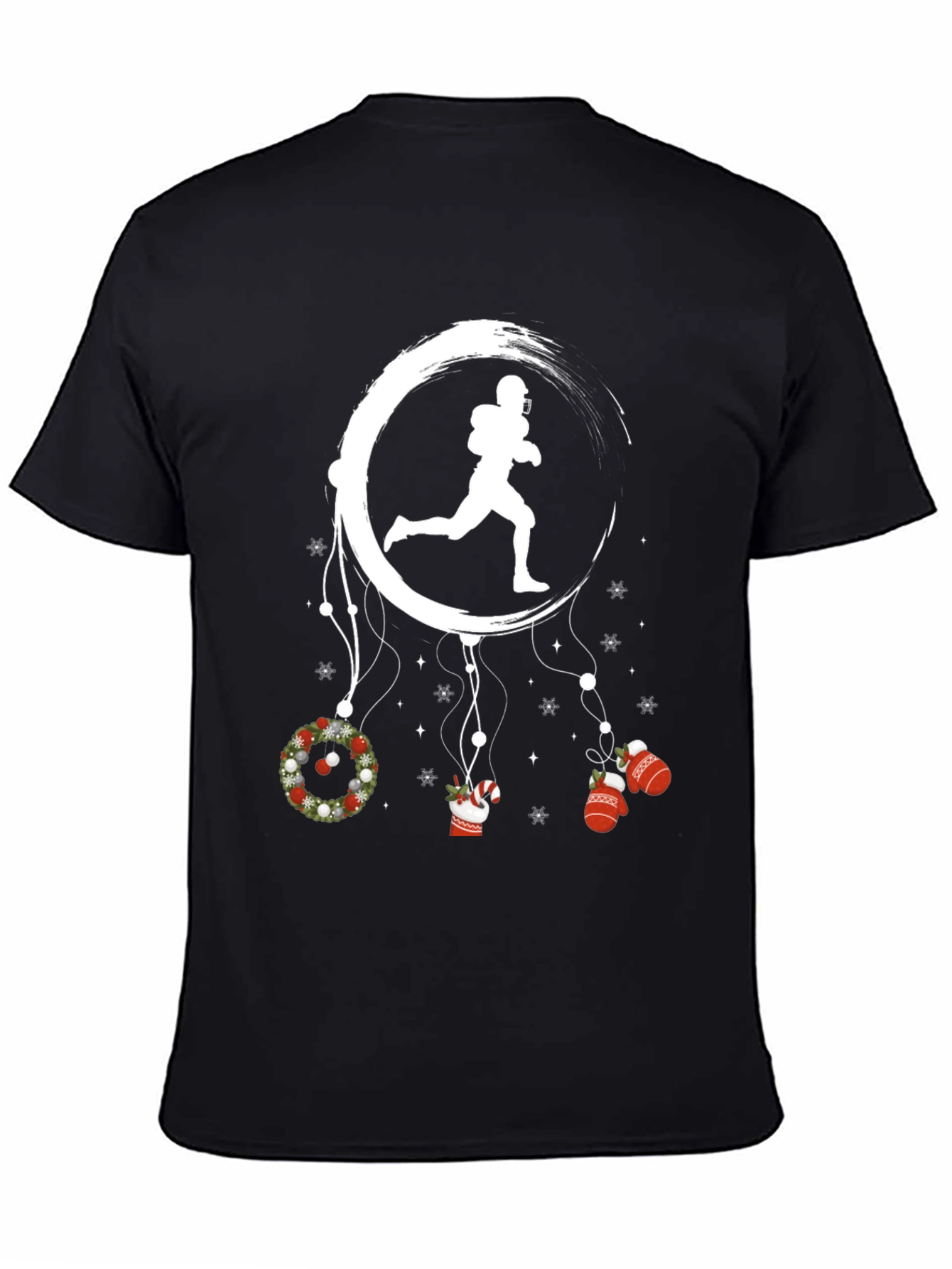 Football Dreamcatcher T-Shirt: Holiday Spirit