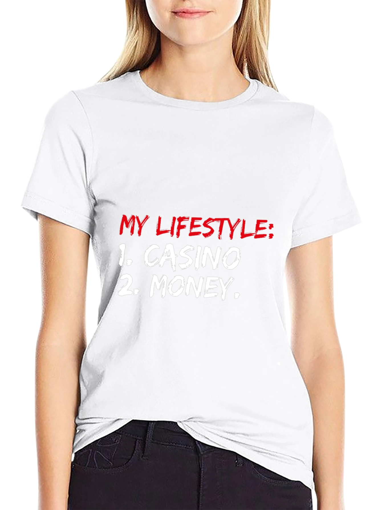 Casino Money Lifestyle Black T-Shirt