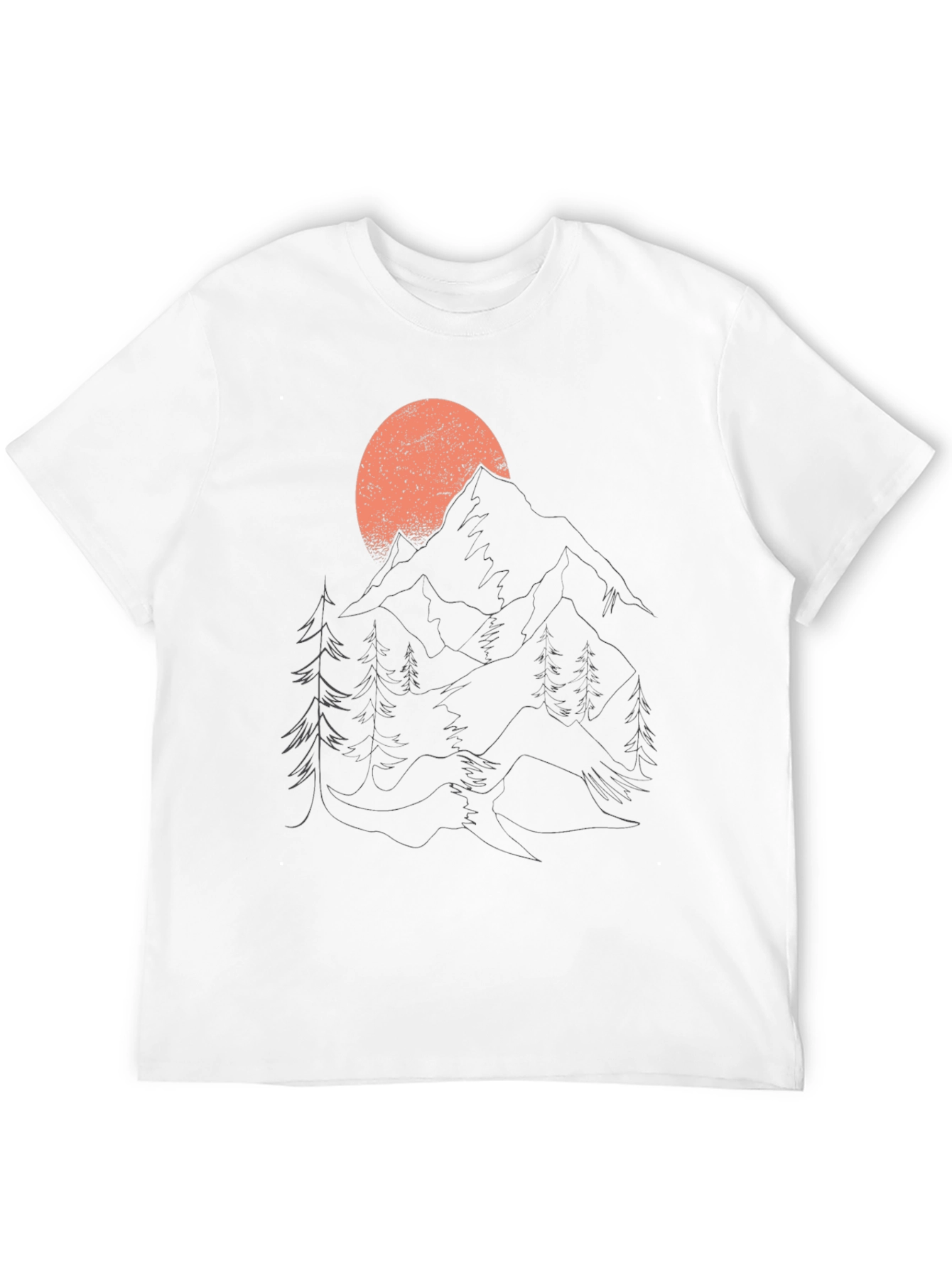 Mountain Sunset Graphic Tee - Nature Inspired Comfort