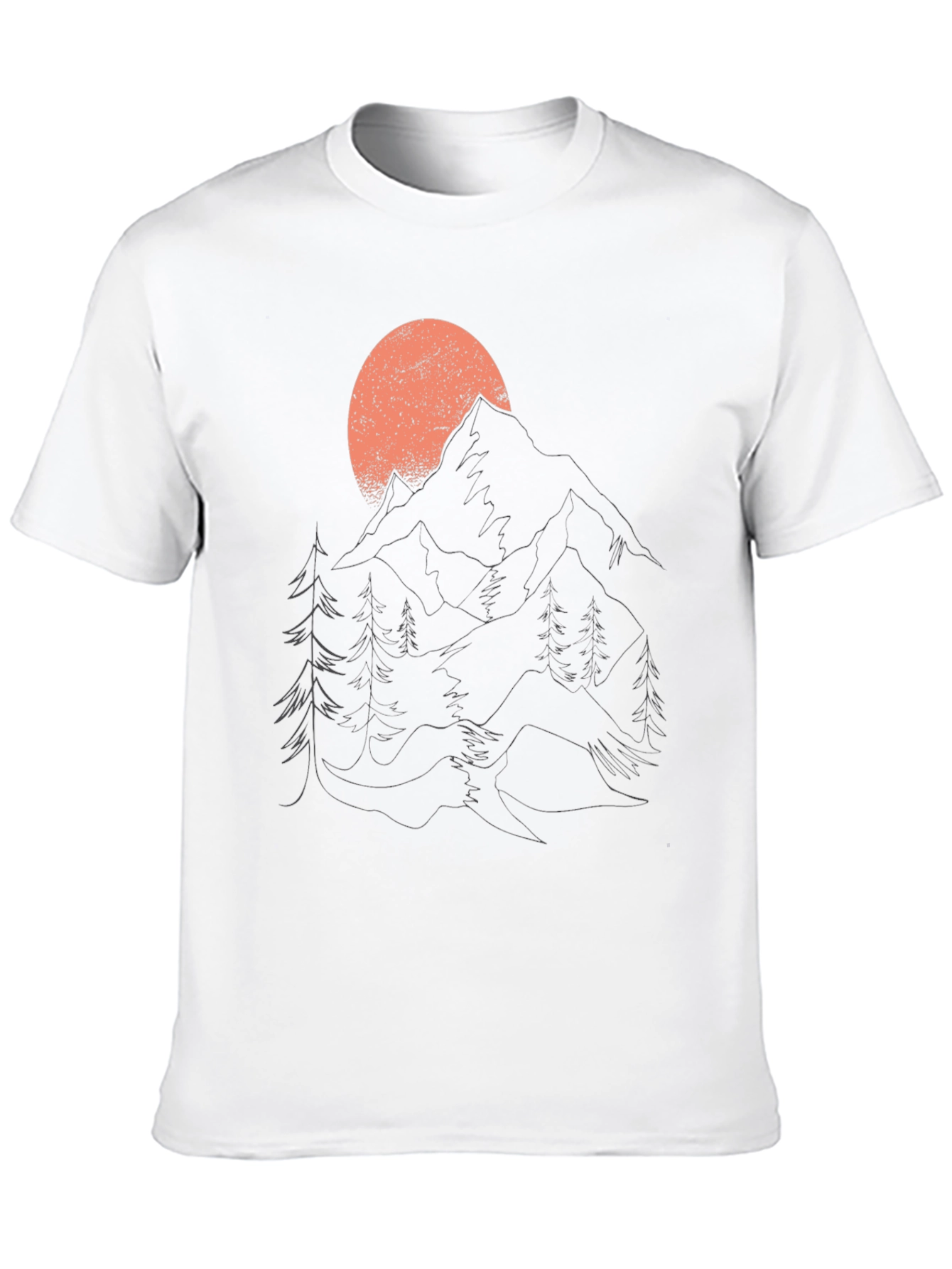 Mountain Sunset Graphic Tee - Nature Inspired Comfort