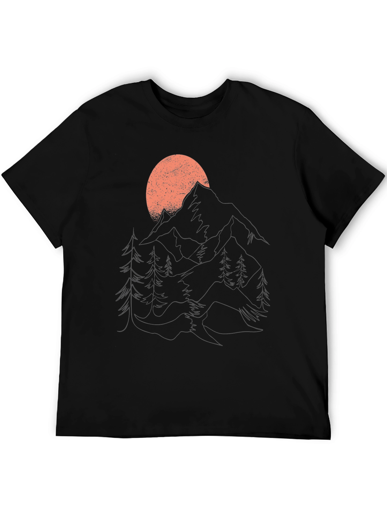 Mountain Sunset Graphic Tee - Nature Inspired Comfort