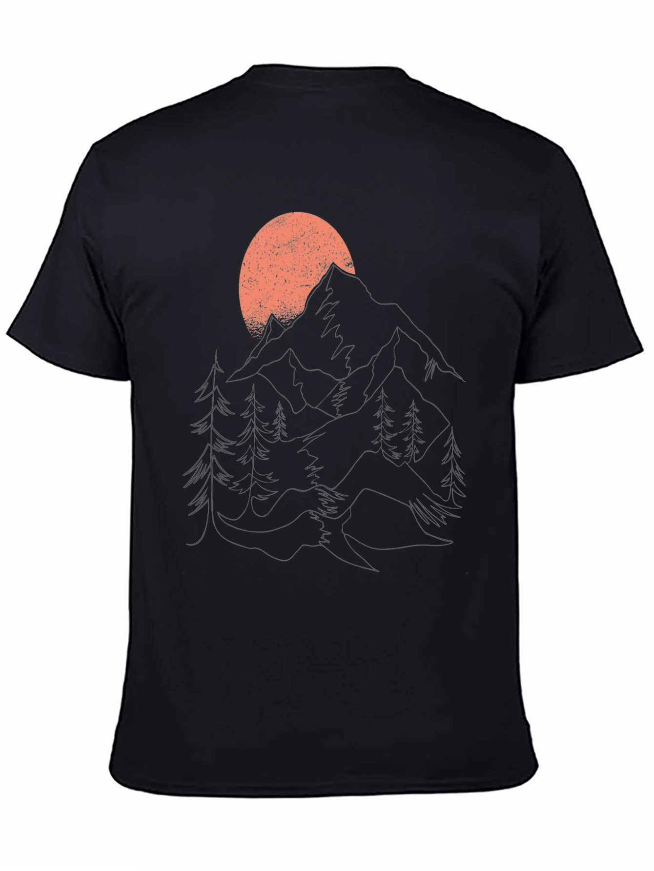 Mountain Sunset Graphic Tee - Nature Inspired Comfort