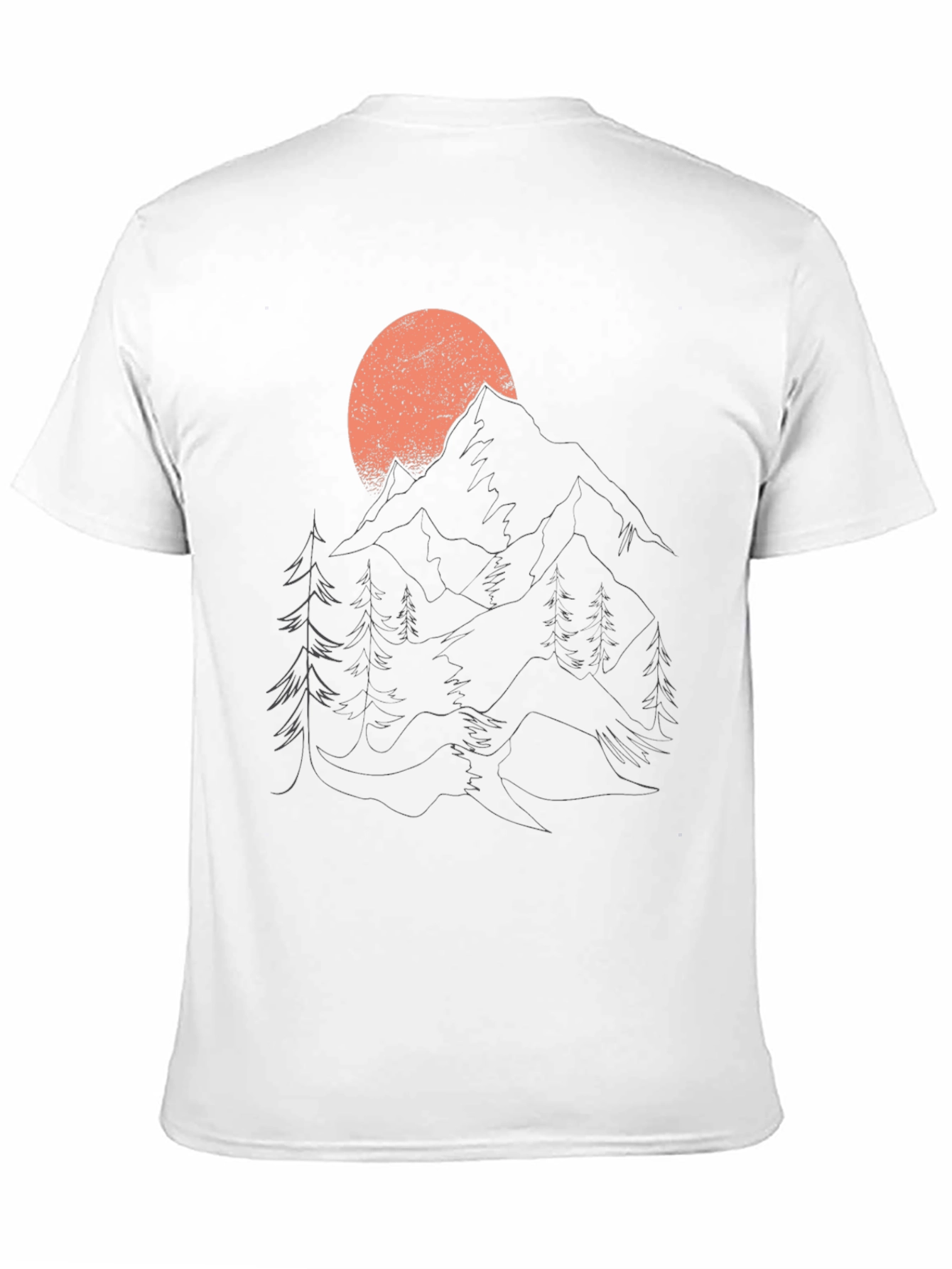 Mountain Sunset Graphic Tee - Nature Inspired Comfort