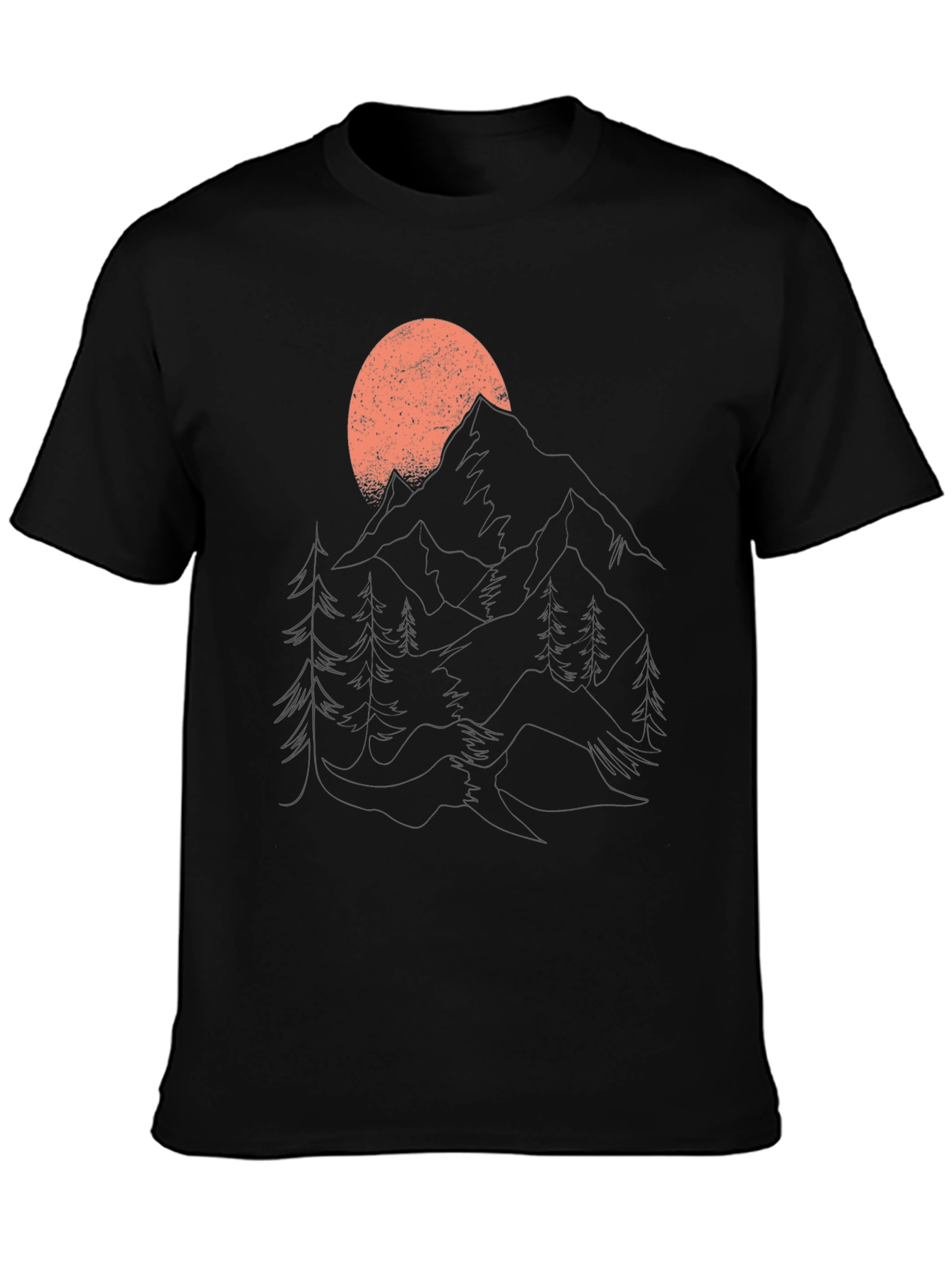 Mountain Sunset Graphic Tee - Nature Inspired Comfort