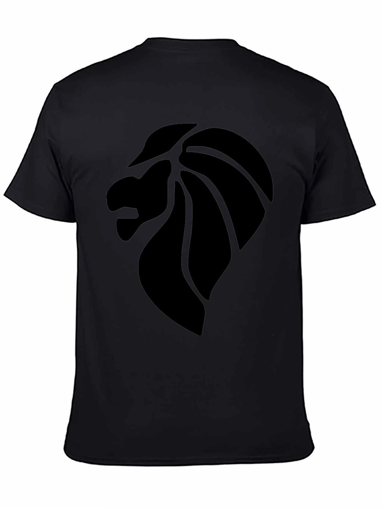 Lion Graphic Tee - Bold Black T-Shirt