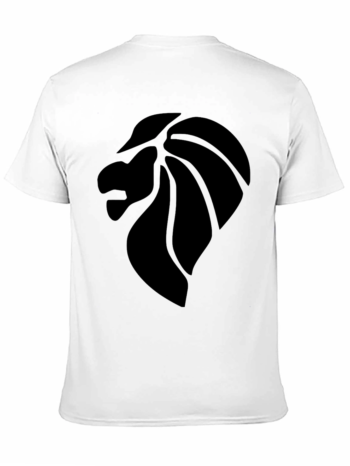 Lion Graphic Tee - Bold Black T-Shirt