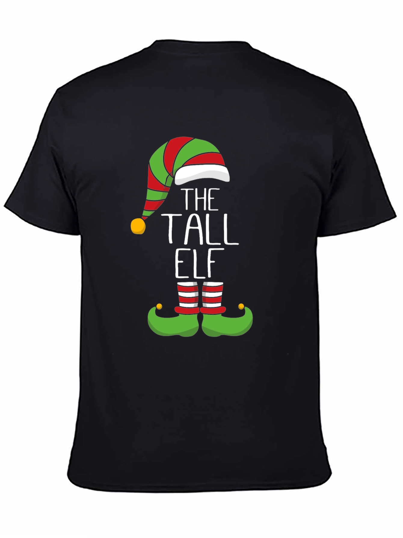 The Tall Elf Graphic Tee - Holiday Festive Fun