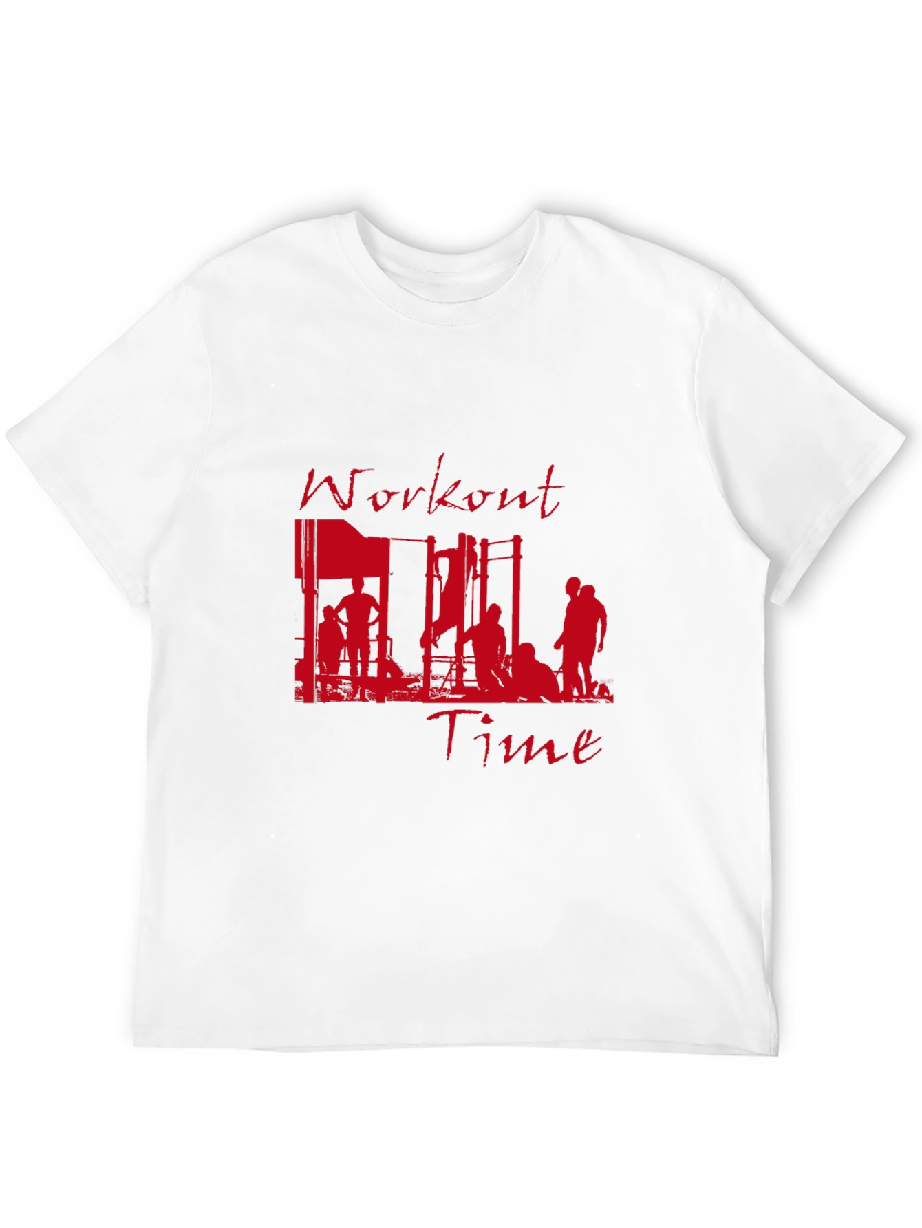 Workout Time Black Graphic Tee