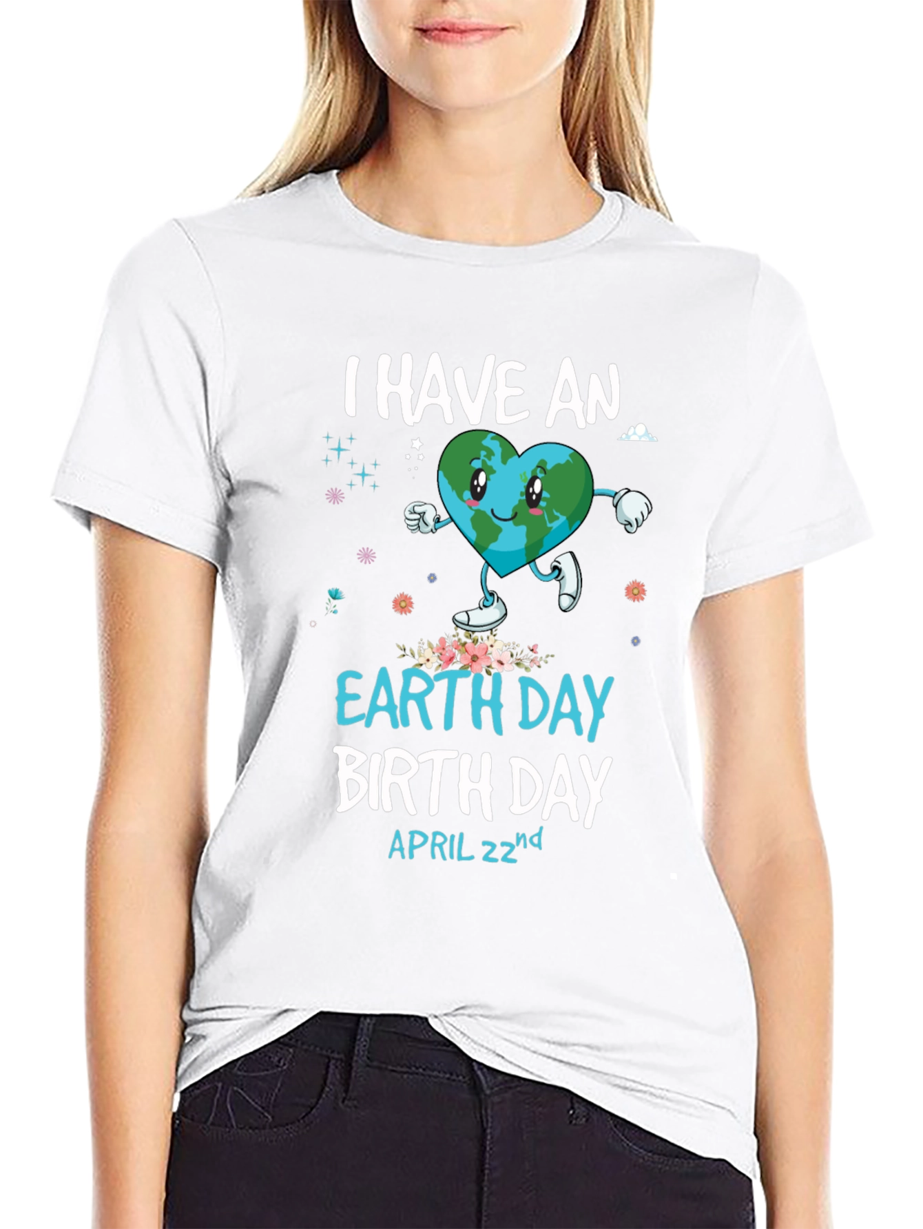 Earth Day Birthday T-Shirt - April 22nd Design