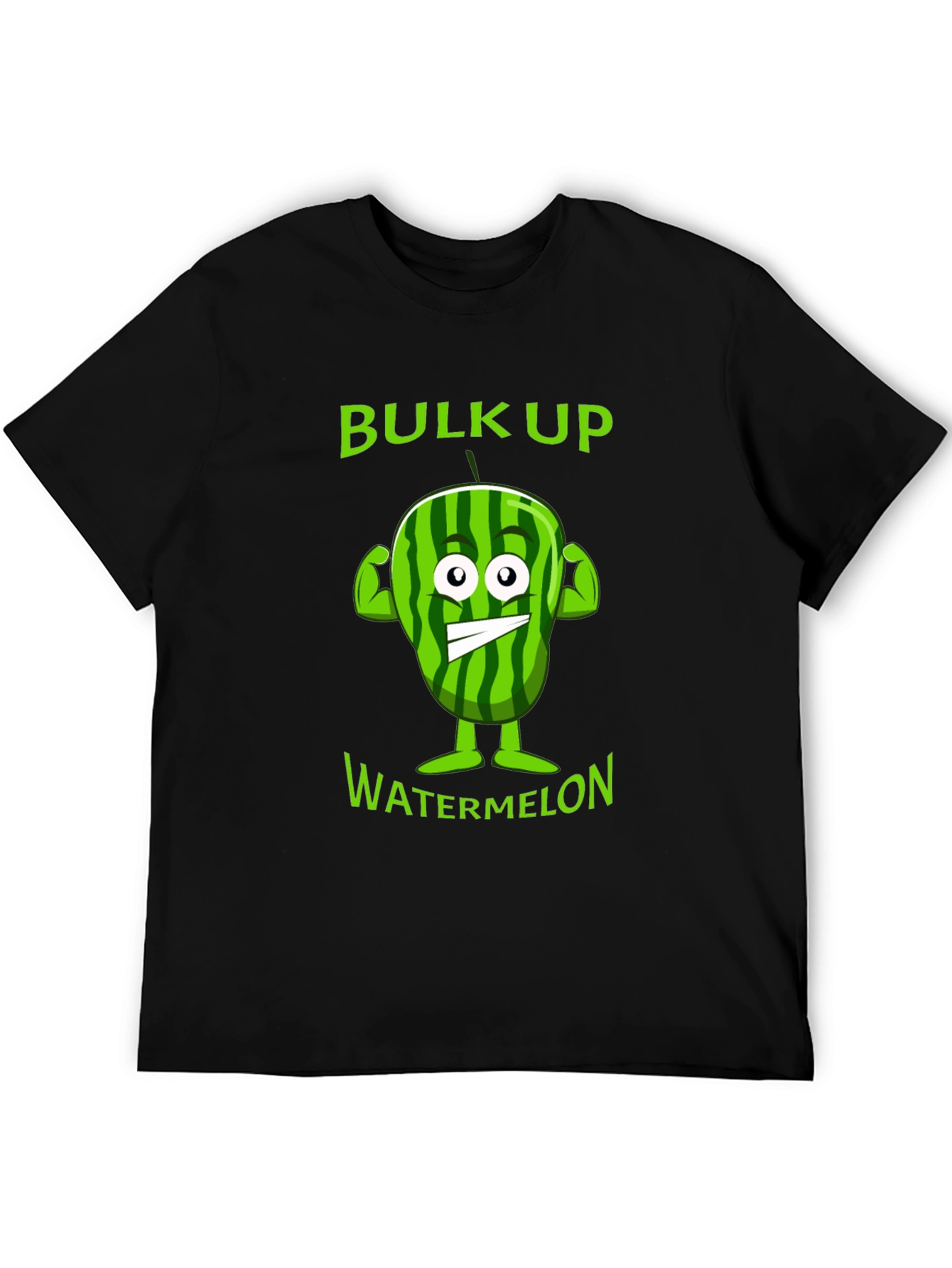 Funny Bulk Up Watermelon Graphic T-Shirt