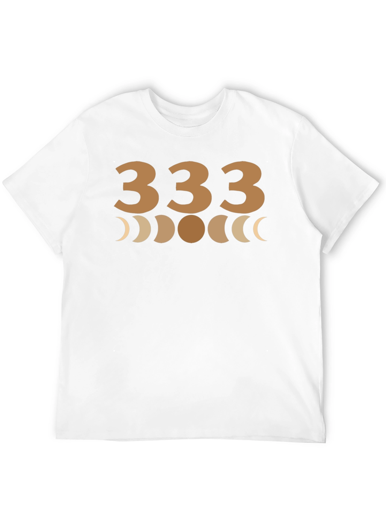 333 Moon Phases Graphic Tee - Black