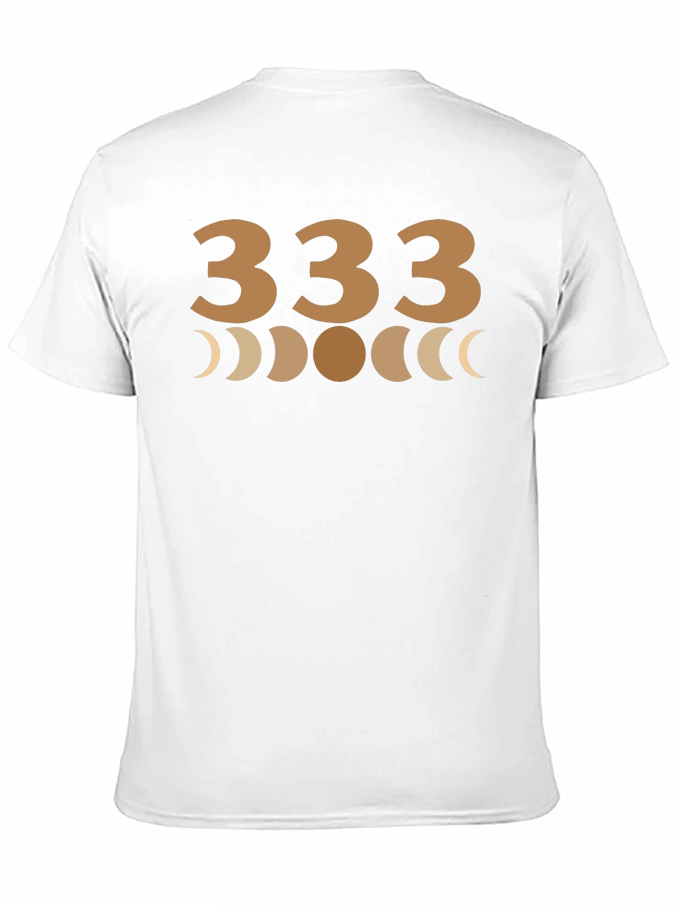 333 Moon Phases Graphic Tee - Black